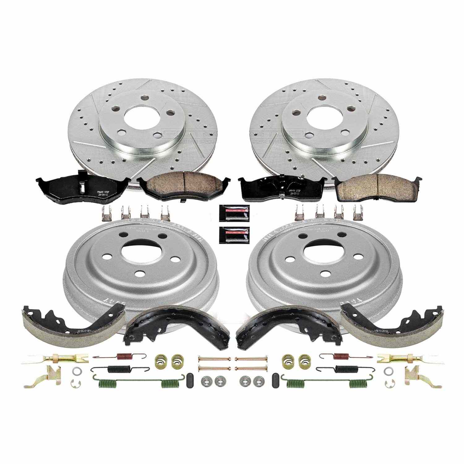 Power Stop 00-05 Dodge Neon Front & Rear Z23 Evolution Sport Brake Kit