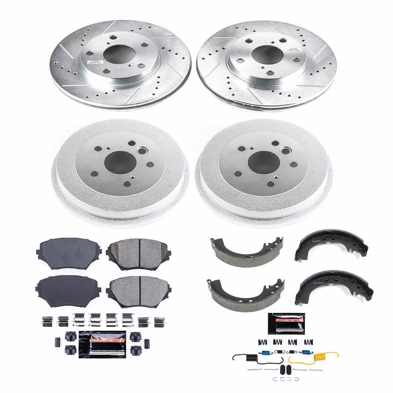Power Stop 01-02 Toyota RAV4 Front & Rear Z23 Evolution Sport Brake Kit