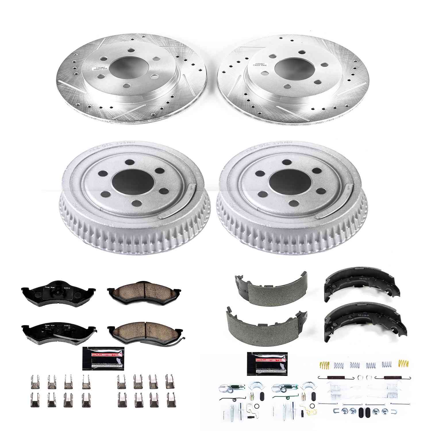 Power Stop 1999 Dodge Dakota Front & Rear Z23 Evolution Sport Brake Kit