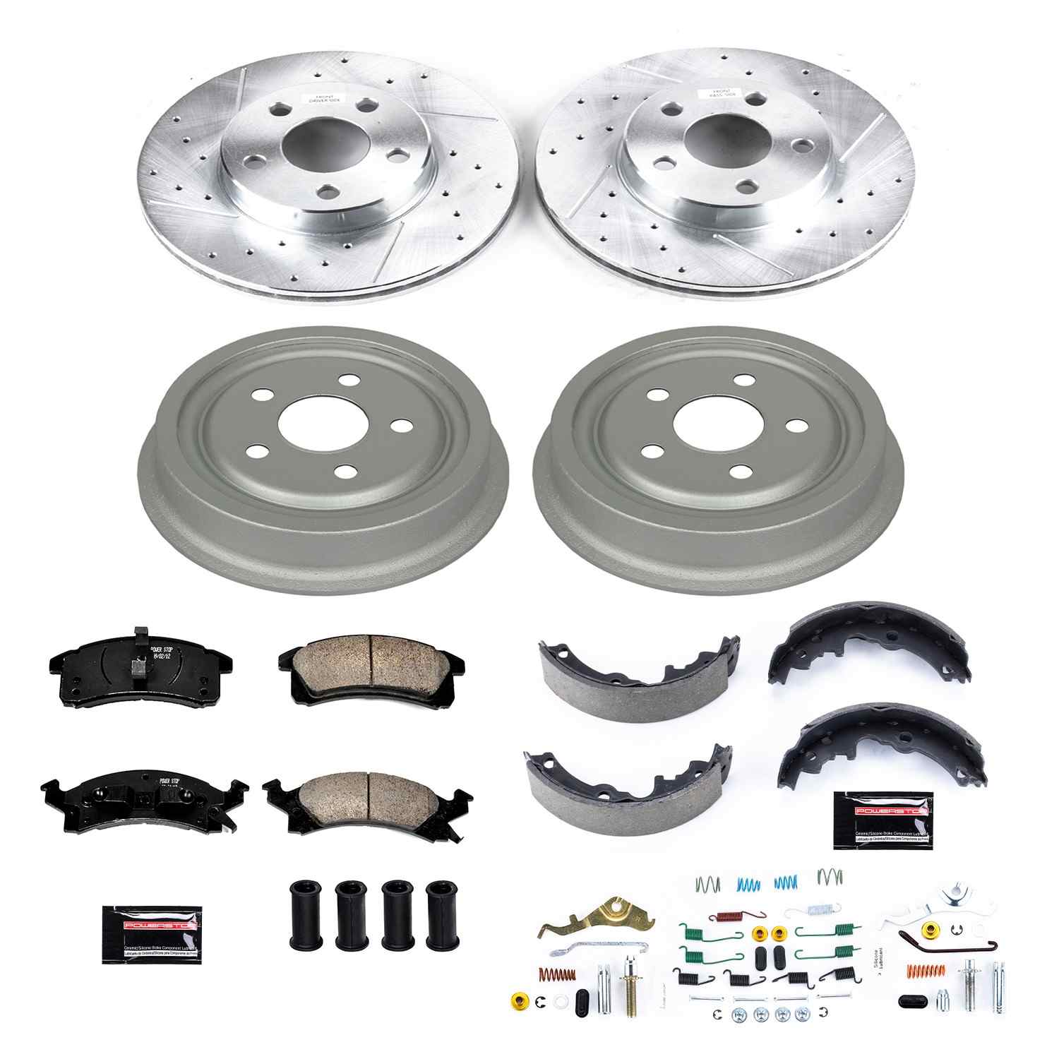 Power Stop 92-95 Chevrolet Cavalier Front & Rear Z23 Evolution Sport Brake Kit