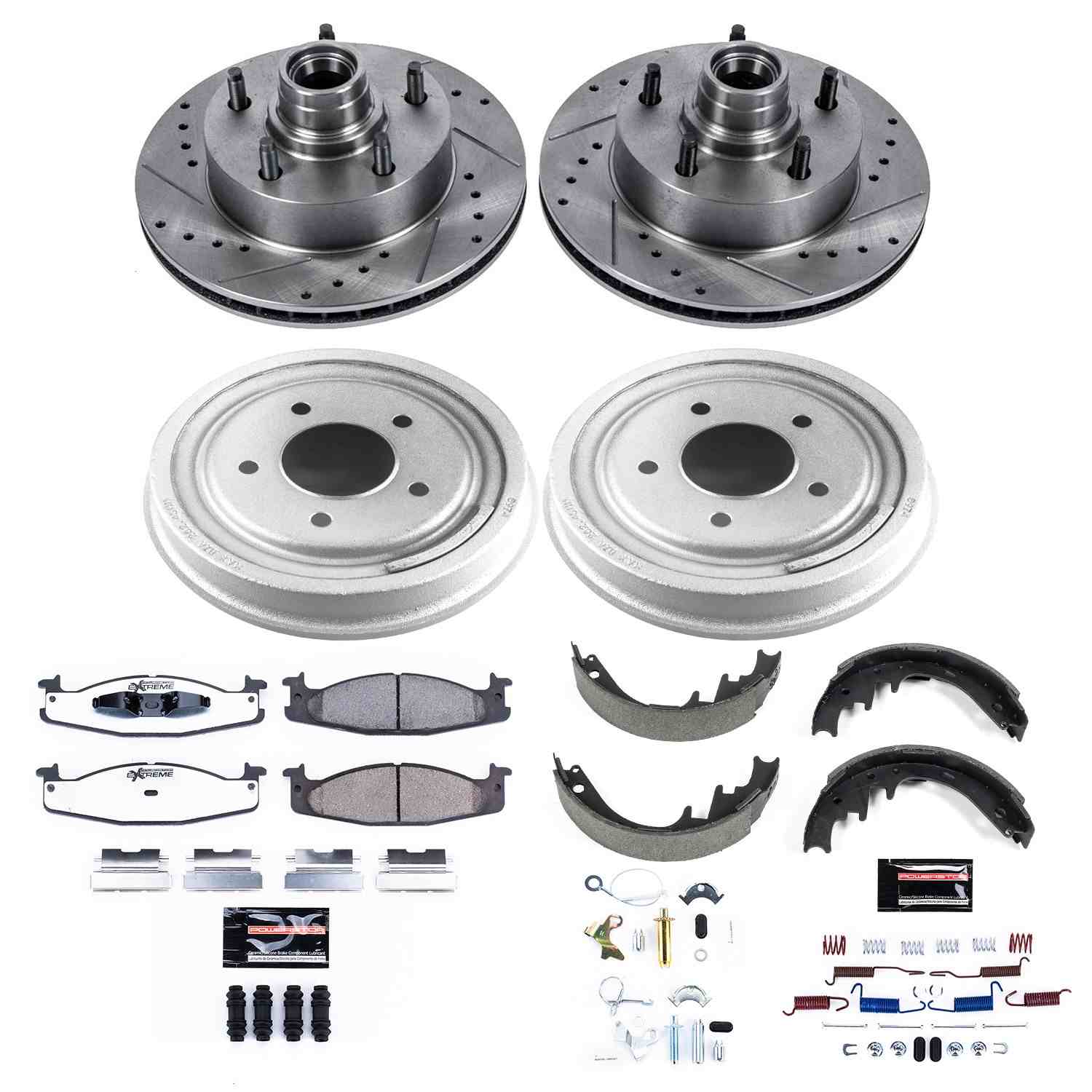 Power Stop 94-96 Ford E-150 Front & Rear Z36 Truck & Tow Brake Kit