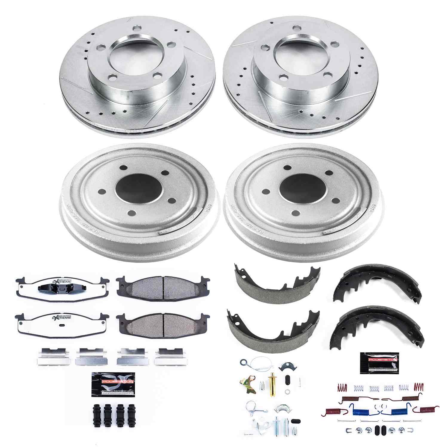 Power Stop 94-96 Ford F-150 Front & Rear Z36 Truck & Tow Brake Kit
