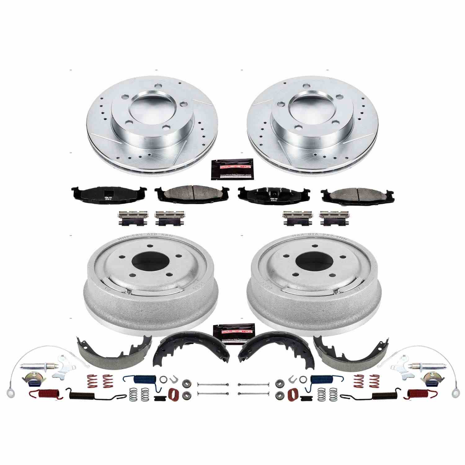Power Stop 94-96 Ford F-150 Front & Rear Z23 Evolution Sport Brake Kit