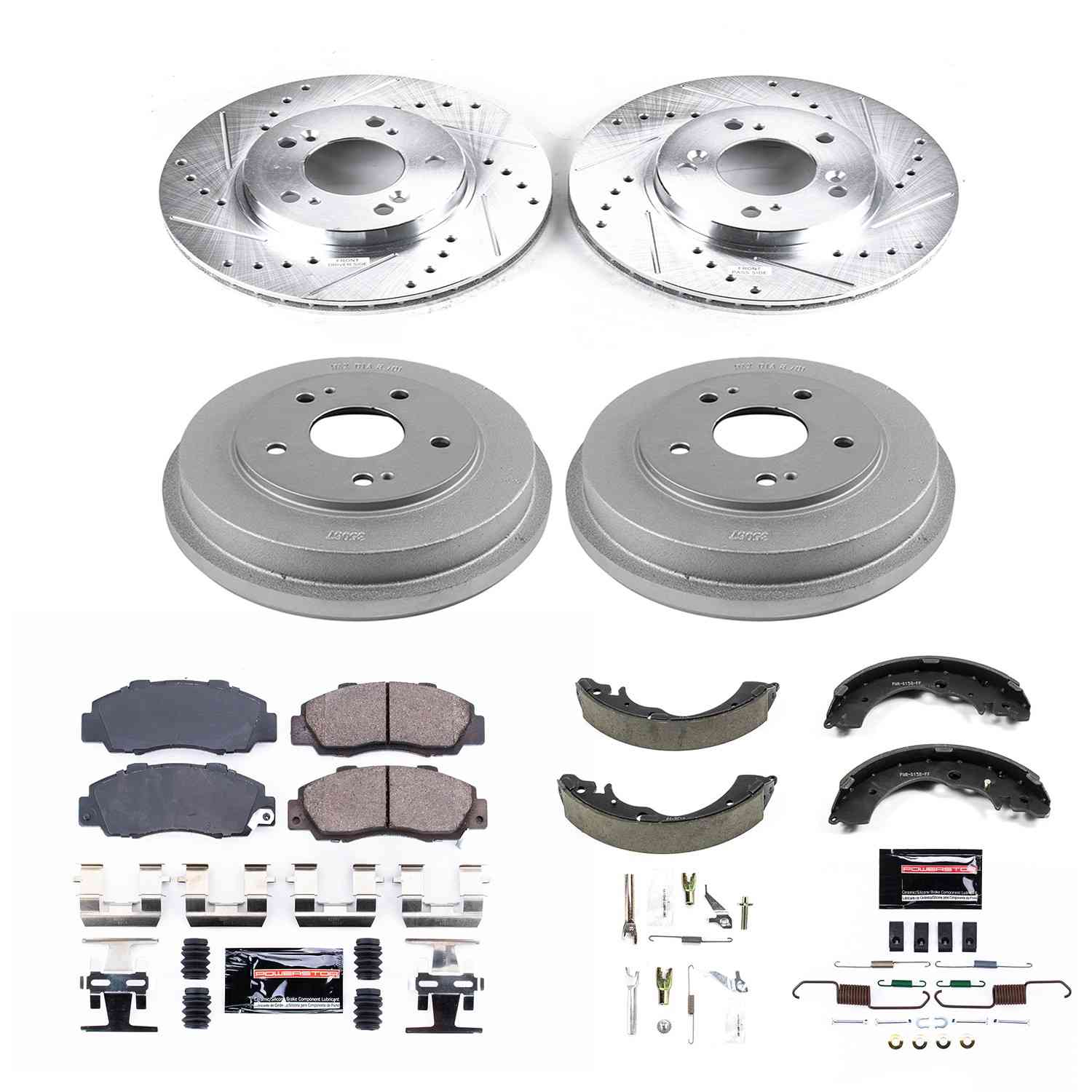 Power Stop 97-01 Honda CR-V Front & Rear Z23 Evolution Sport Brake Kit