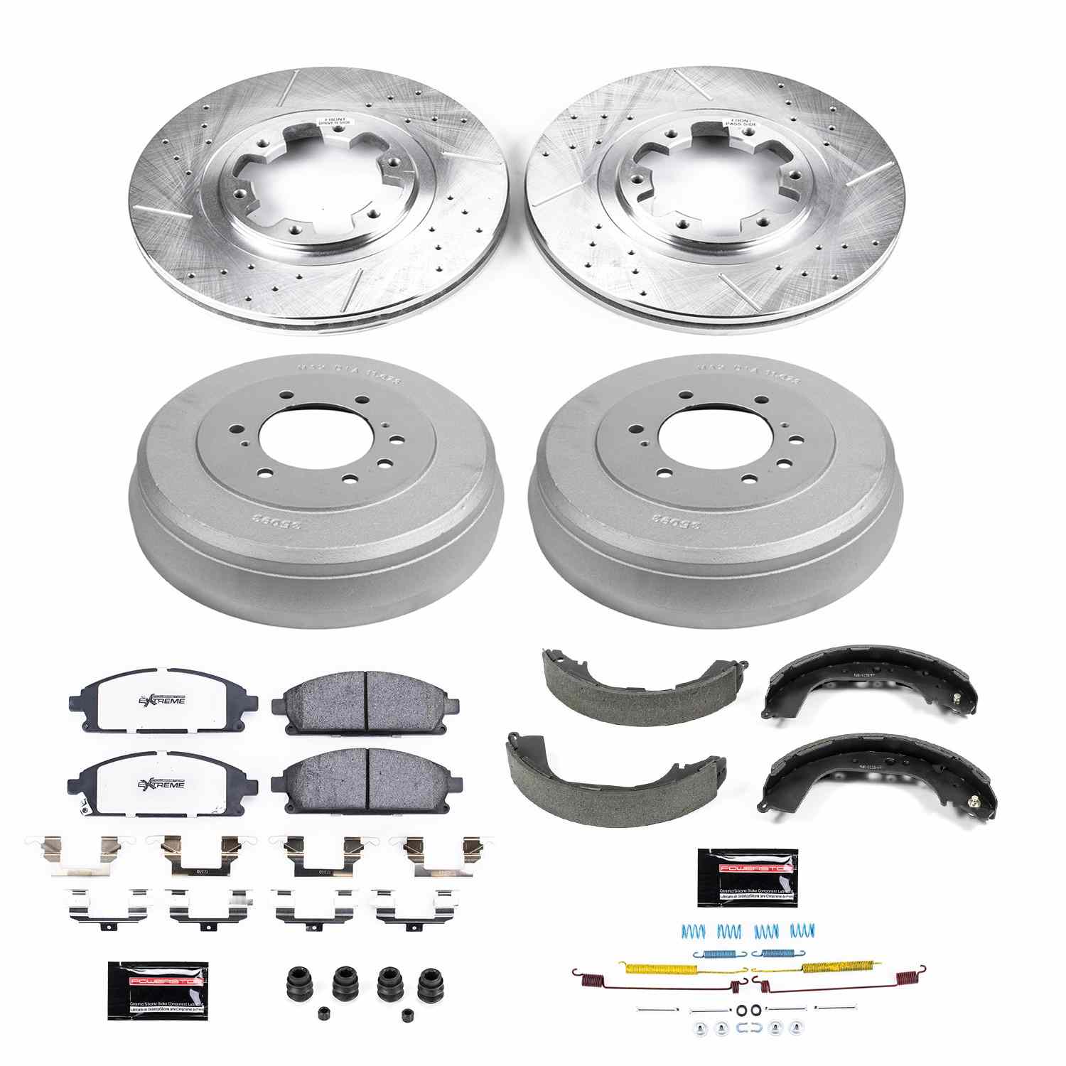 Power Stop 97-03 Infiniti QX4 Front & Rear Z36 Truck & Tow Brake Kit