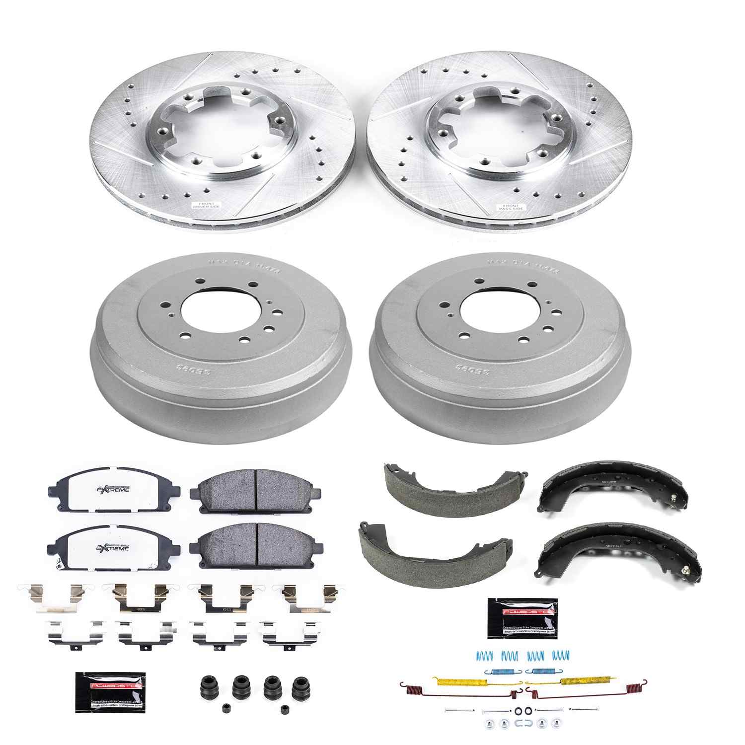 Power Stop 96-98 Nissan Pathfinder Front & Rear Z36 Truck & Tow Brake Kit
