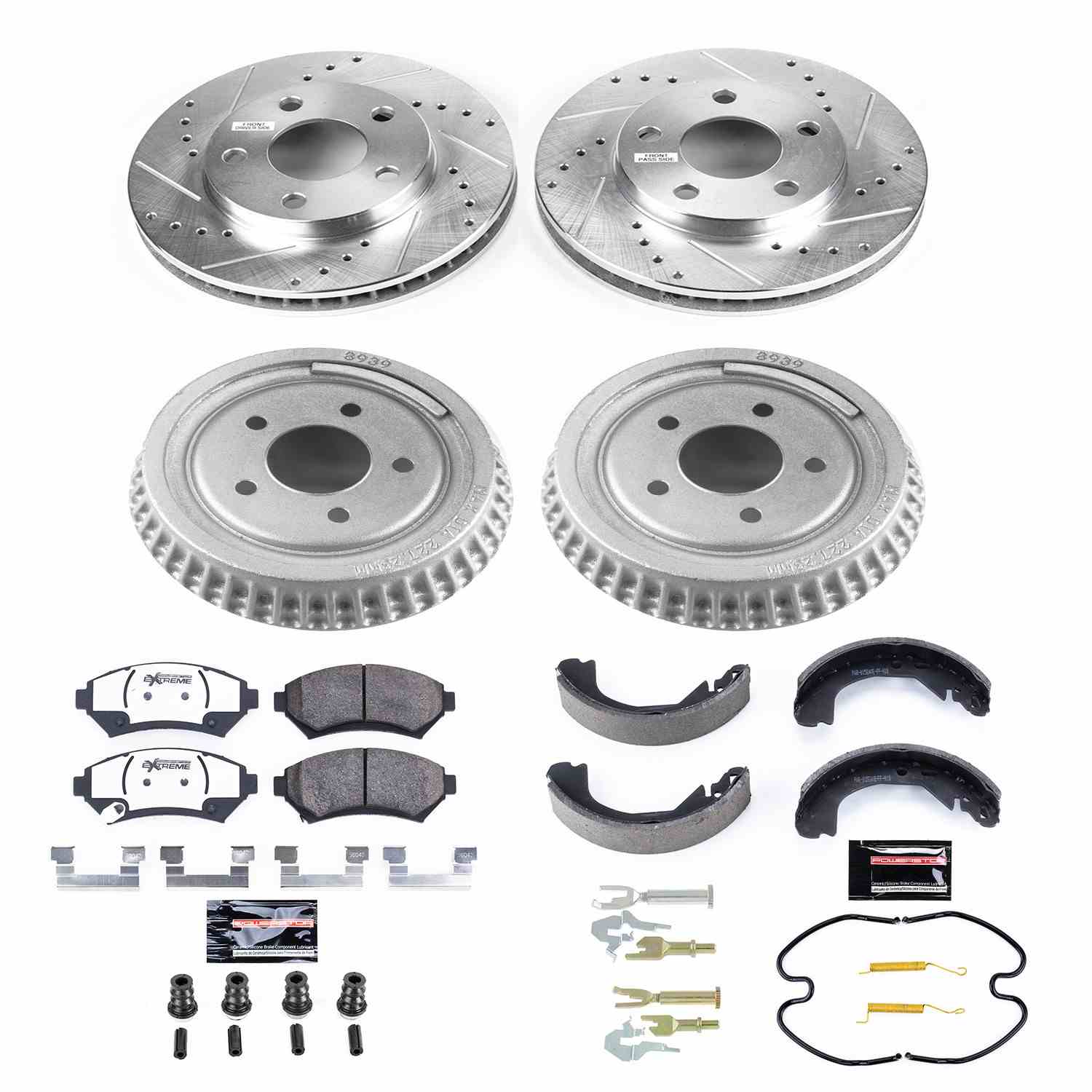 Power Stop 02-03 Buick Century Front & Rear Z26 Street Warrior Brake Kit