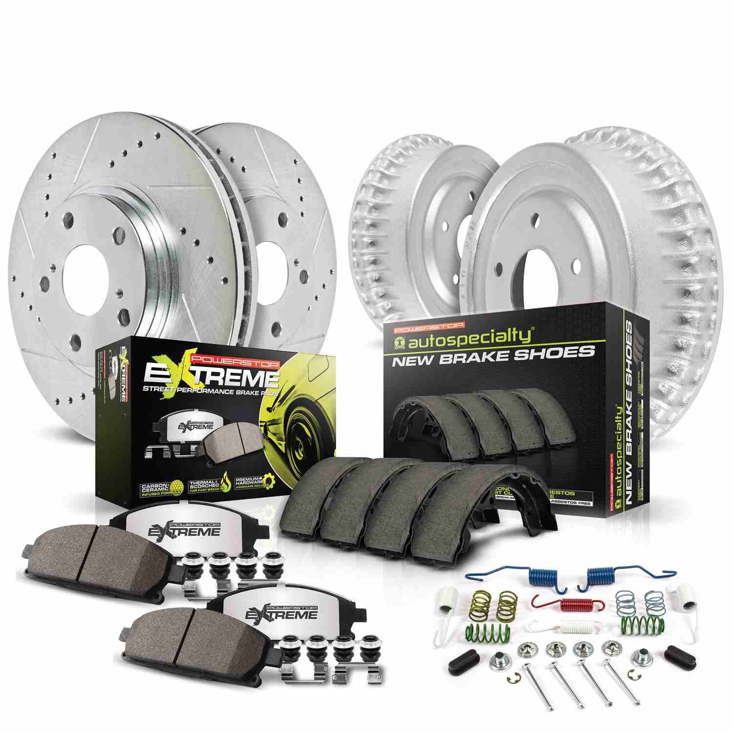Power Stop 02-03 Buick Century Front & Rear Z26 Street Warrior Brake Kit