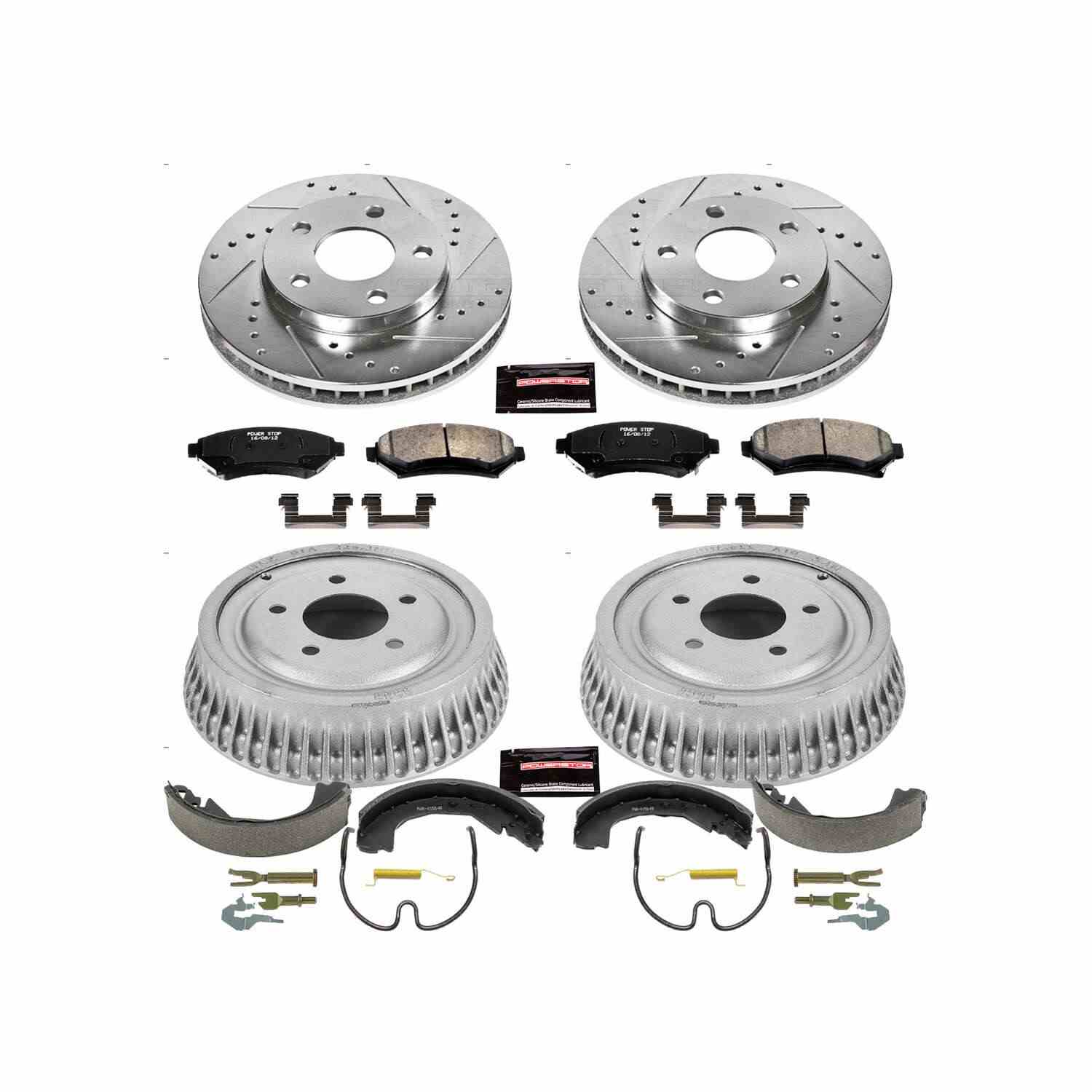 Power Stop 02-03 Buick Century Front & Rear Z23 Evolution Sport Brake Kit
