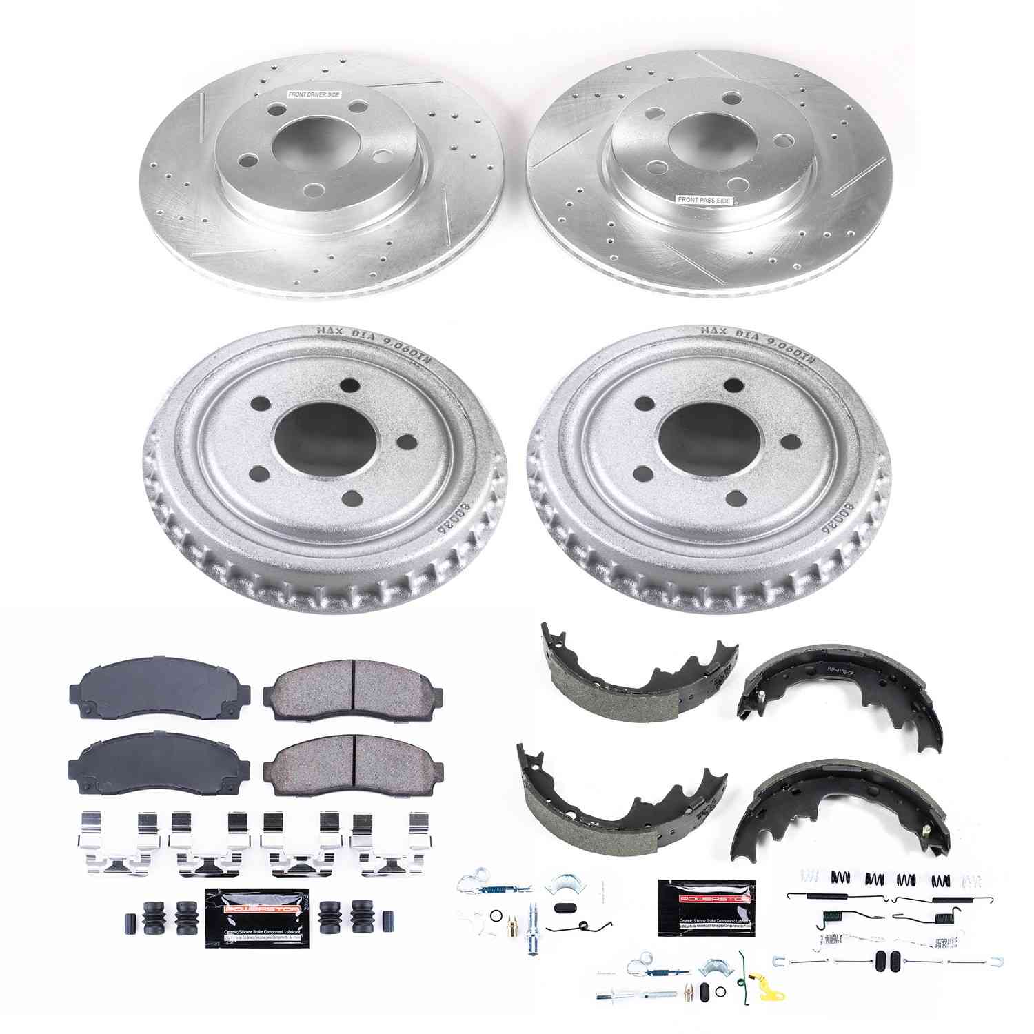 Power Stop 03-09 Ford Ranger Front & Rear Z23 Evolution Sport Brake Kit