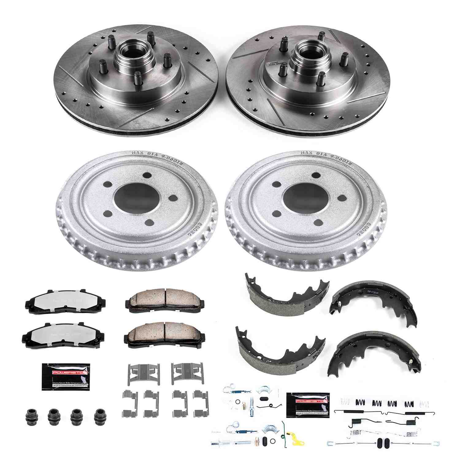 Power Stop 98-02 Ford Ranger Front & Rear Z36 Truck & Tow Brake Kit