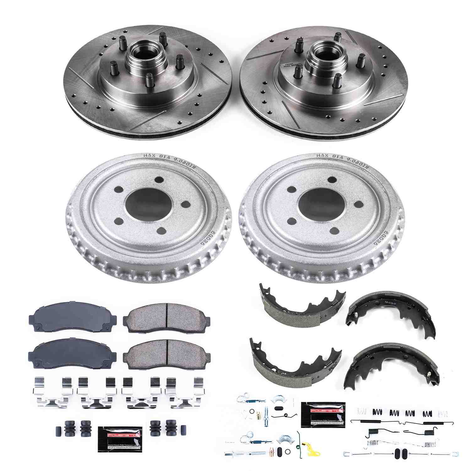 Power Stop 03-09 Ford Ranger Front & Rear Z23 Evolution Sport Brake Kit