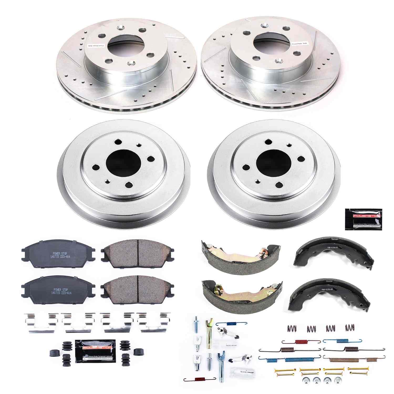 Power Stop 04-05 Hyundai Accent Front & Rear Z23 Evolution Sport Brake Kit