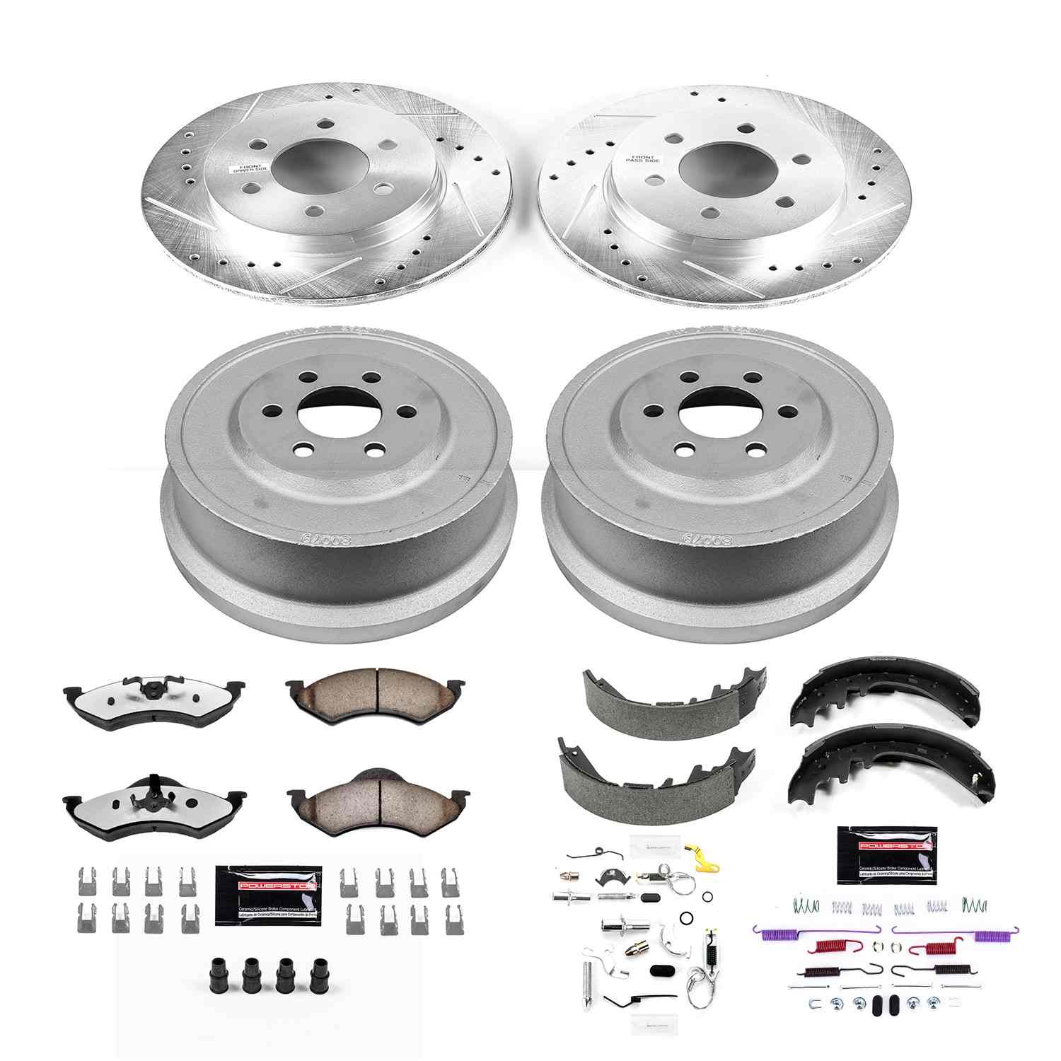 Power Stop 01-02 Dodge Durango Front & Rear Z36 Truck & Tow Brake Kit