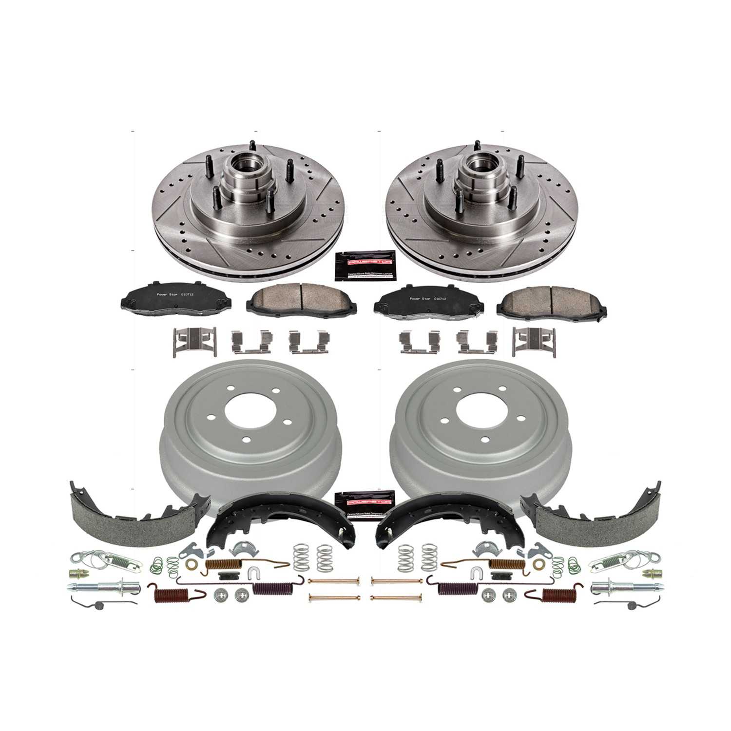 Power Stop 97-98 Ford F-150 Front & Rear Z23 Evolution Sport Brake Kit