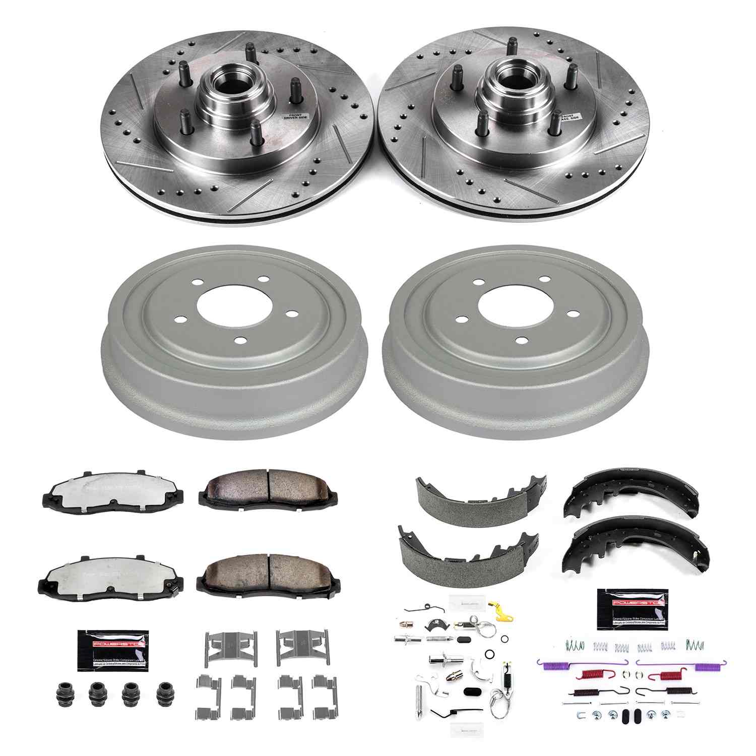 Power Stop 97-00 Ford F-150 Front & Rear Z36 Truck & Tow Brake Kit