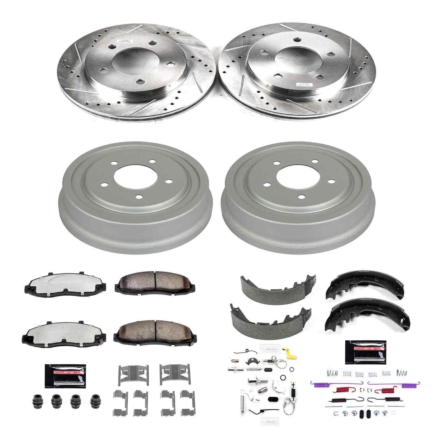 Power Stop 97-00 Ford F-150 Front & Rear Z36 Truck & Tow Brake Kit