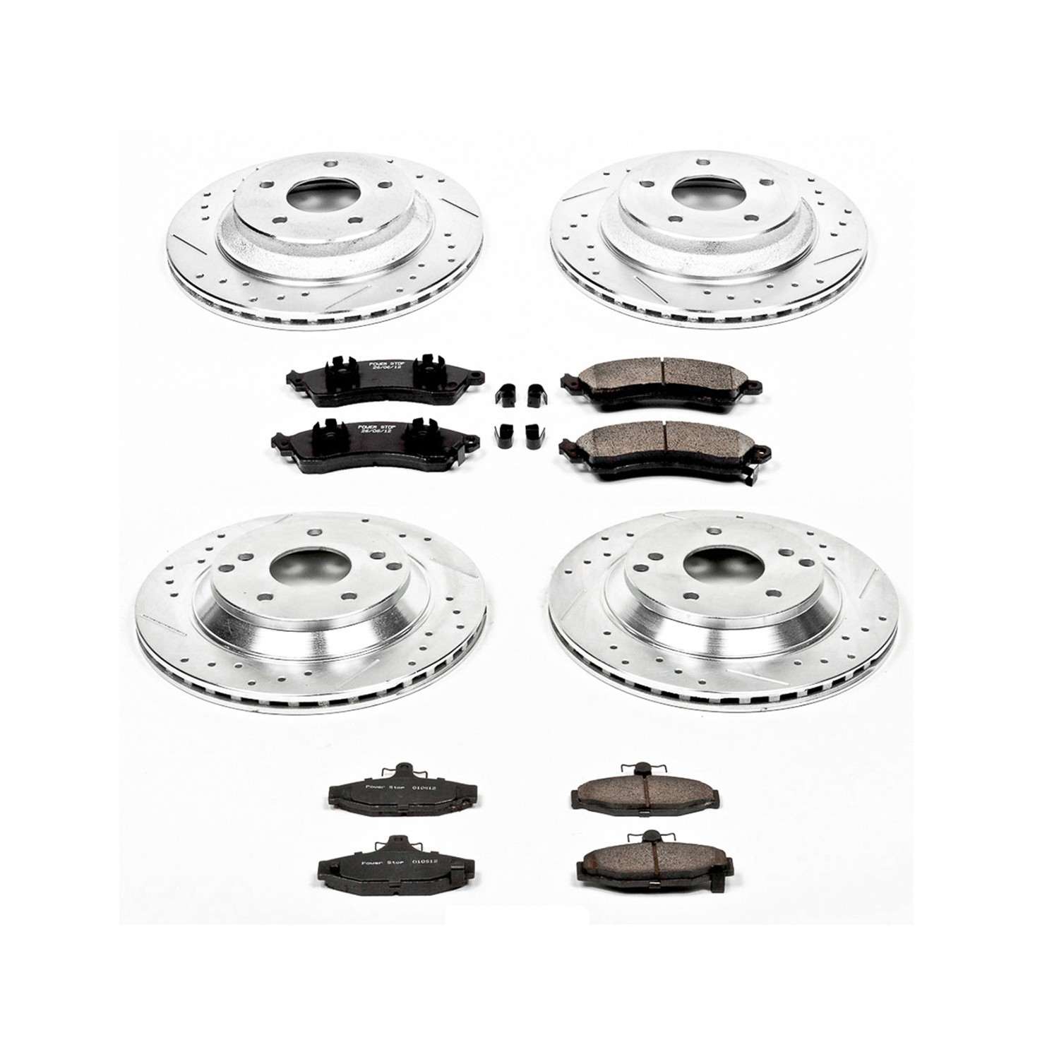 Power Stop 88-95 Chevrolet Corvette Front & Rear Z23 Evolution Sport Brake Kit