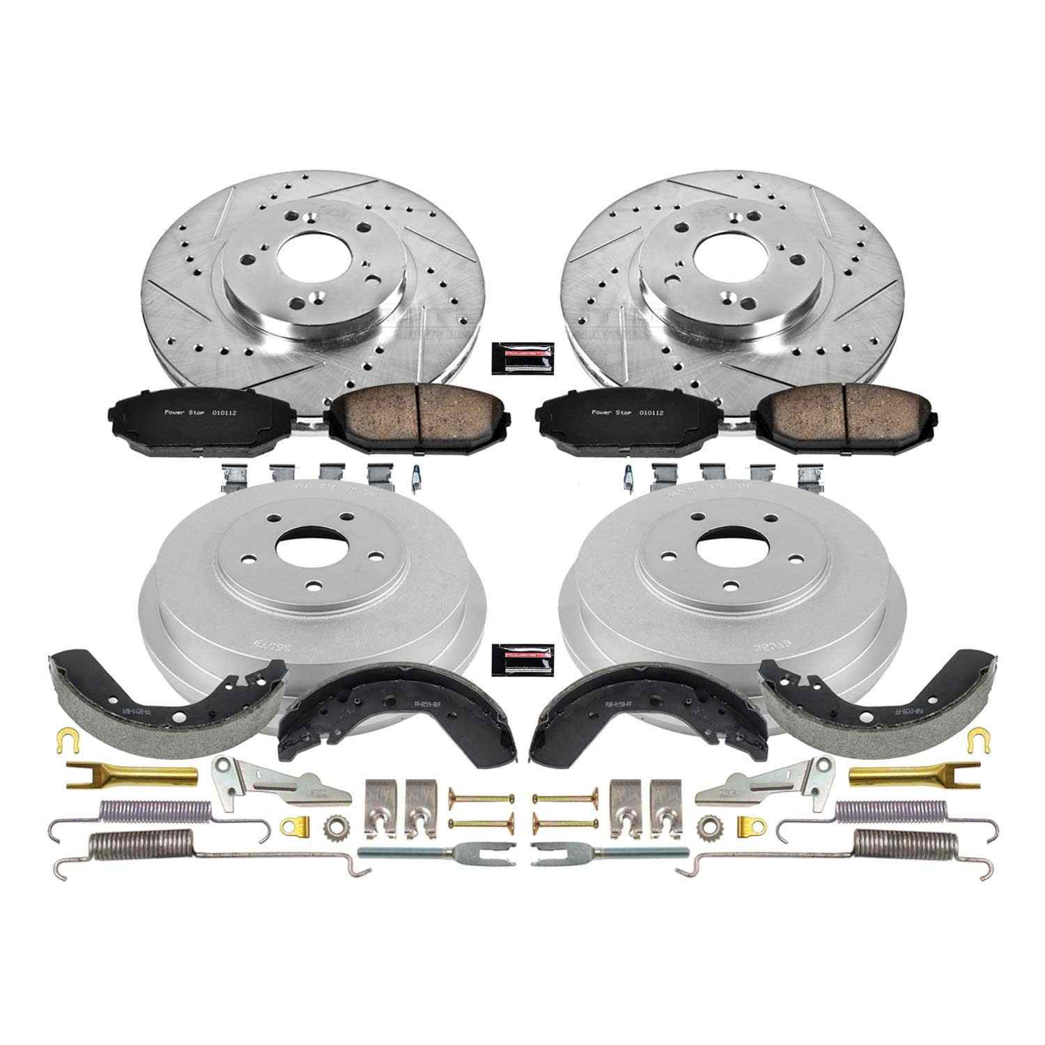 Power Stop 99-01 Honda Odyssey Front & Rear Z23 Evolution Sport Brake Kit