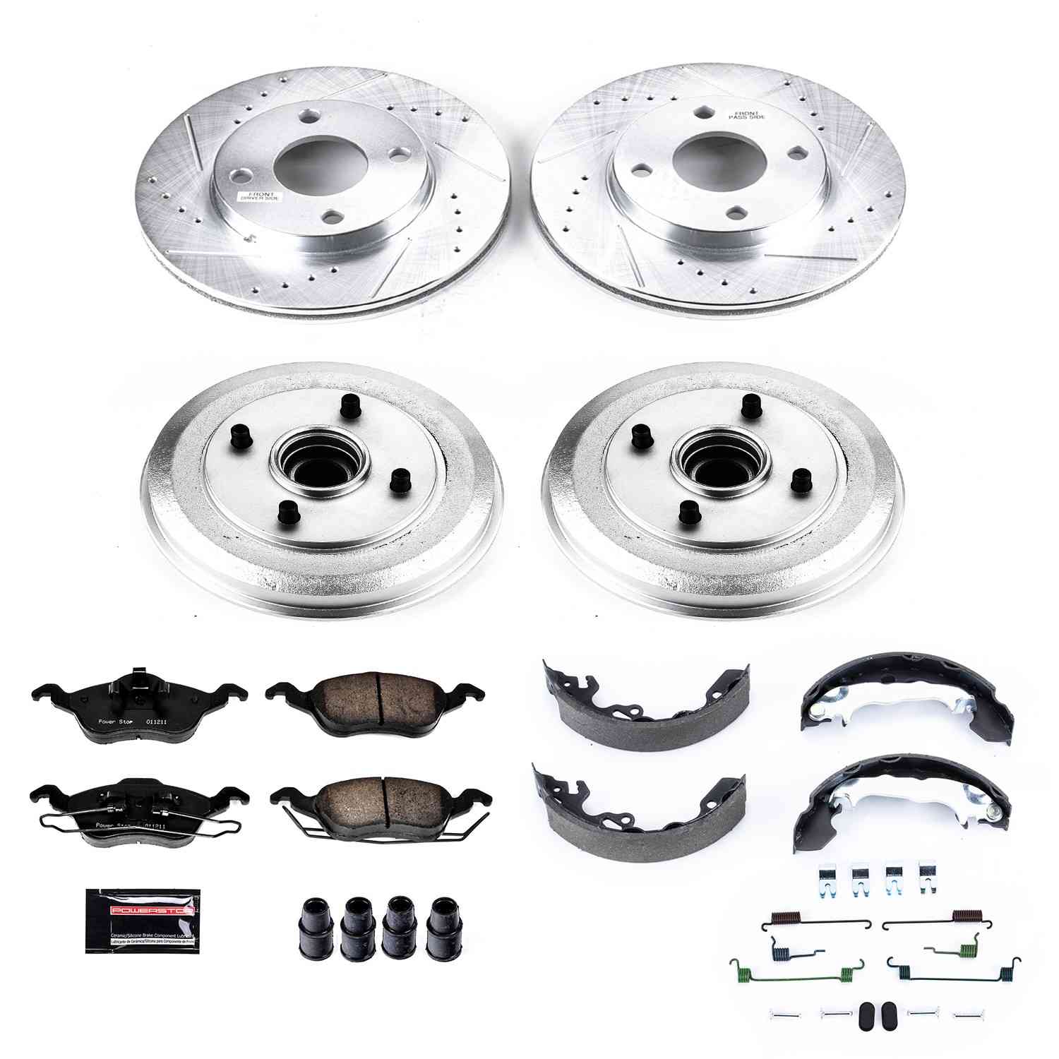 Power Stop 00-04 Ford Focus Front & Rear Z23 Evolution Sport Brake Kit