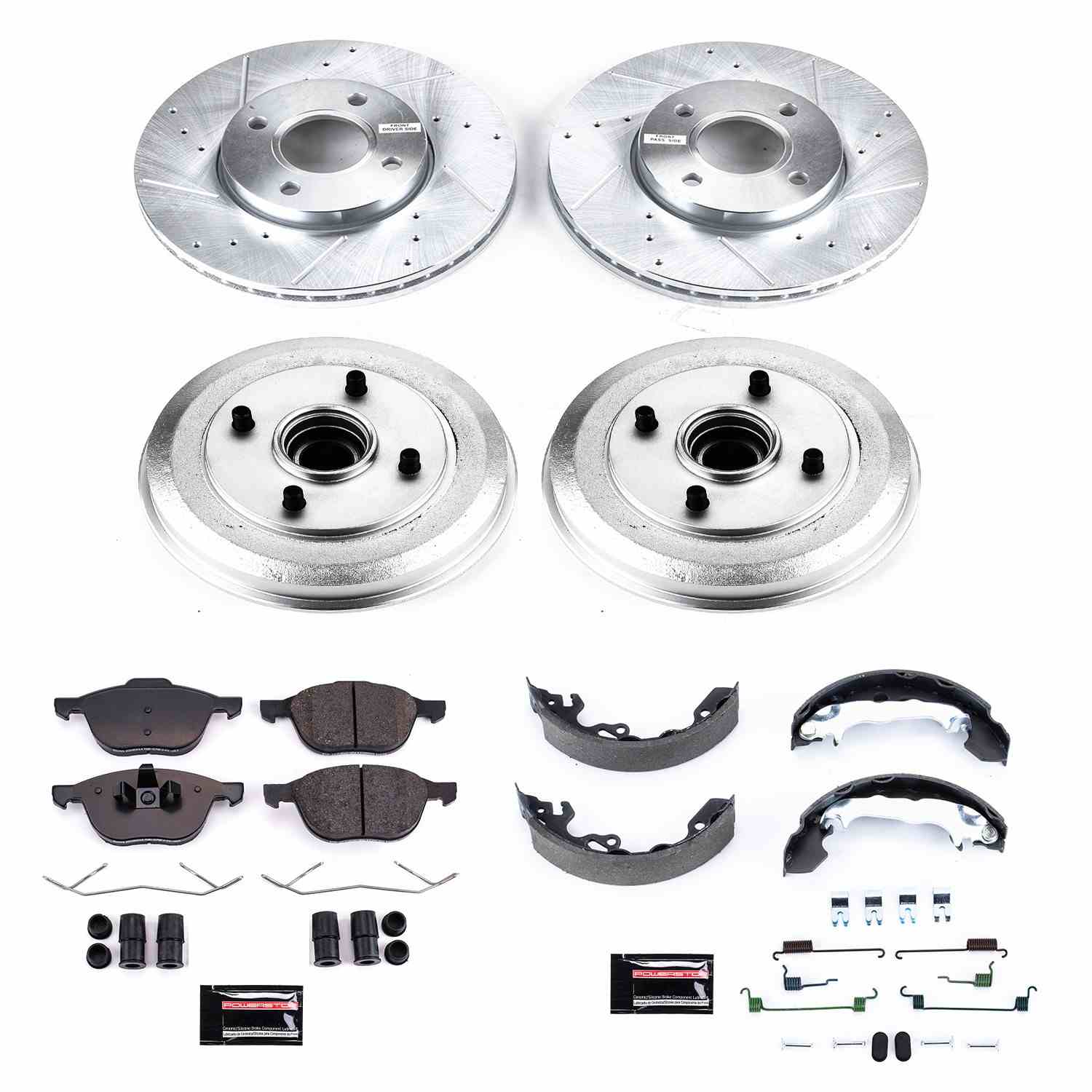 Power Stop 05-07 Ford Focus Front & Rear Z23 Evolution Sport Brake Kit