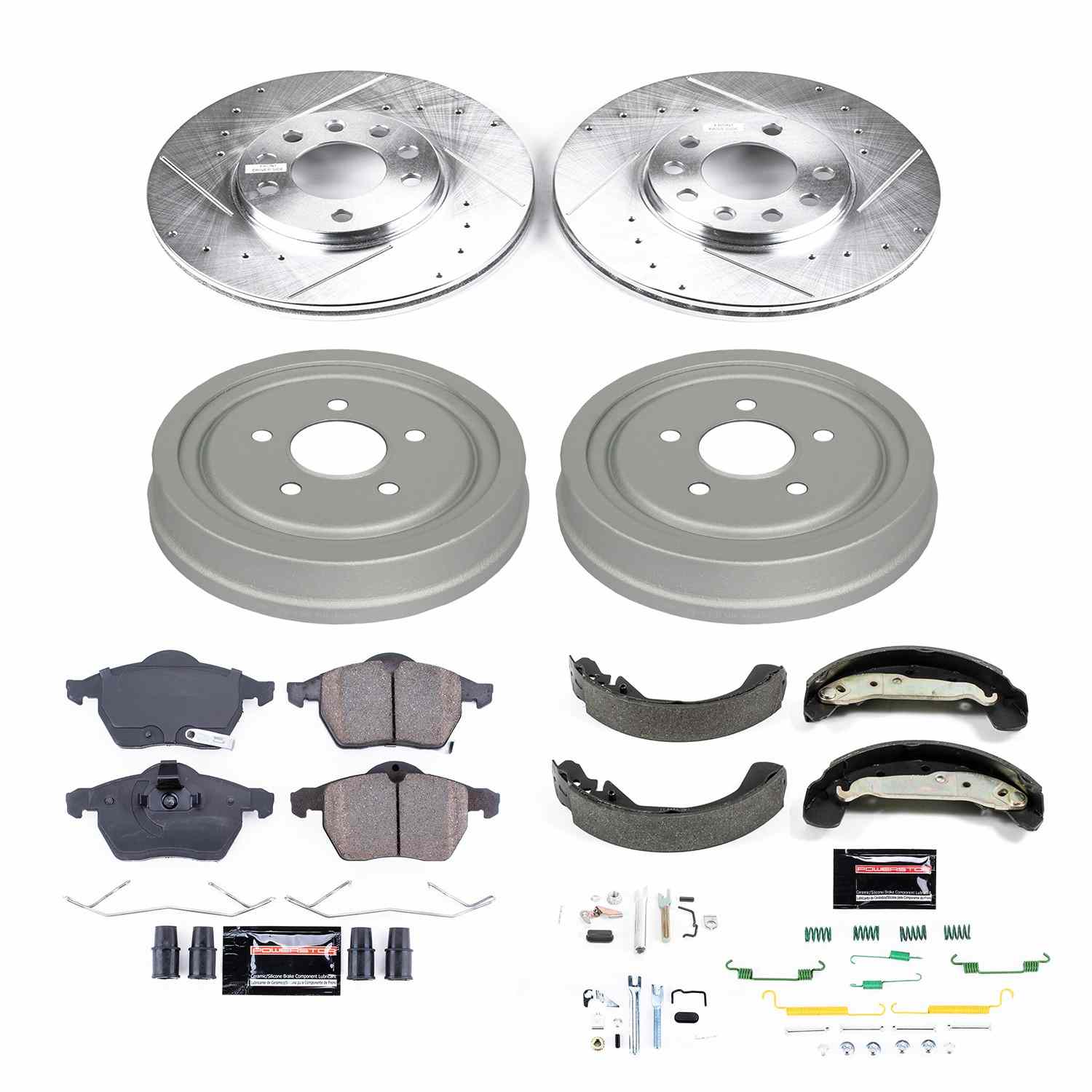 Power Stop 01-02 Saturn L100 Front & Rear Z23 Evolution Sport Brake Kit