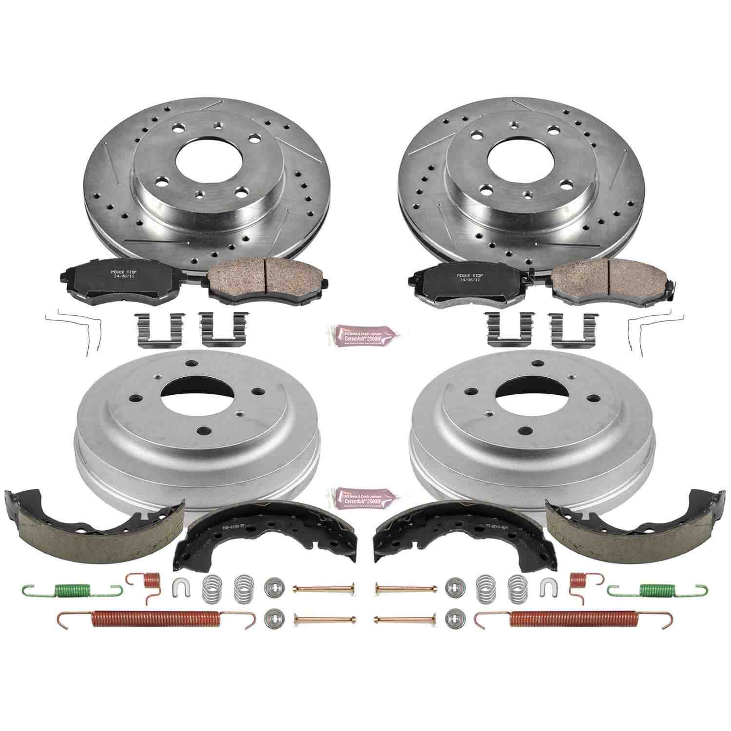 Power Stop 02-06 Nissan Sentra Front & Rear Z23 Evolution Sport Brake Kit