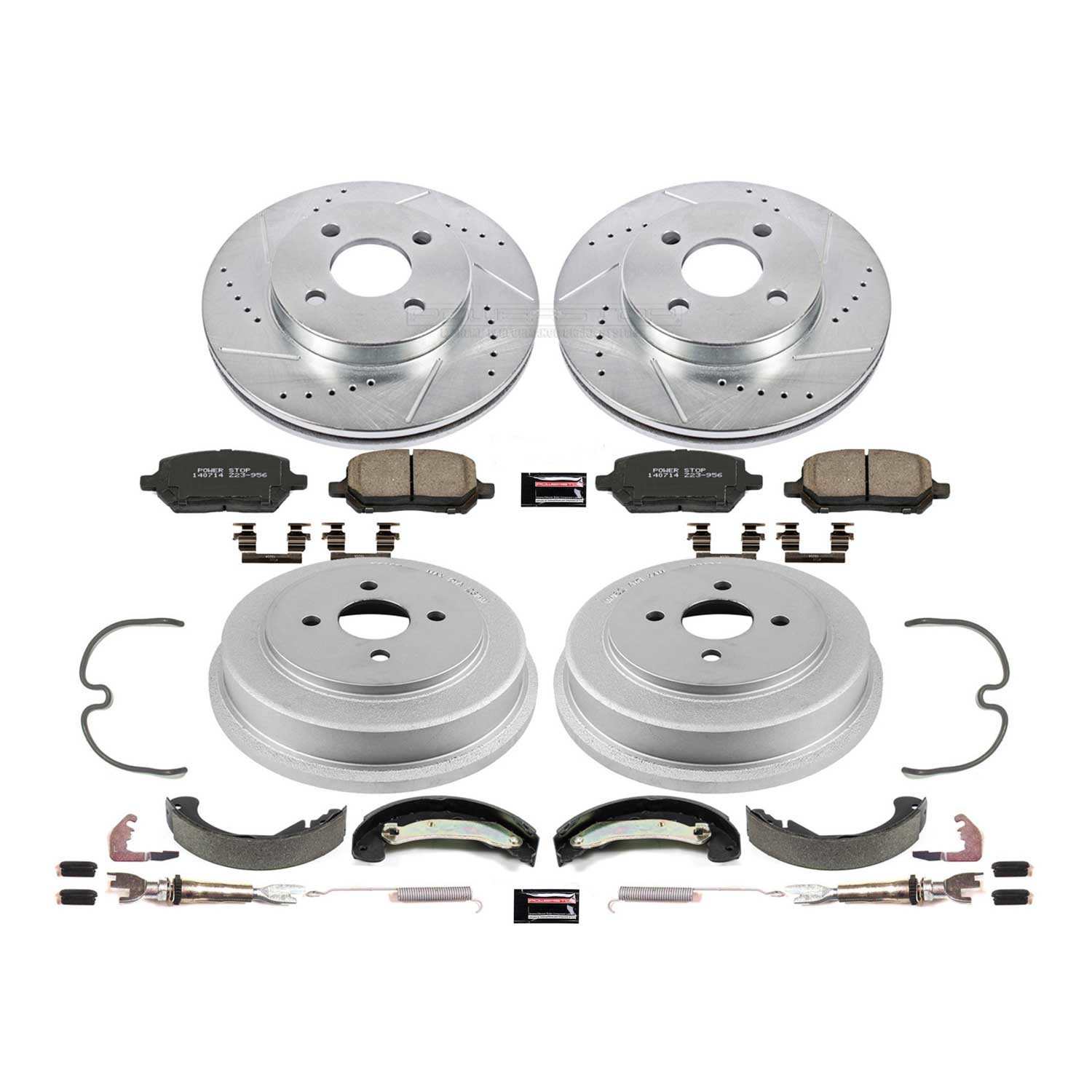 Power Stop 03-07 Saturn Ion Front & Rear Z23 Evolution Sport Brake Kit