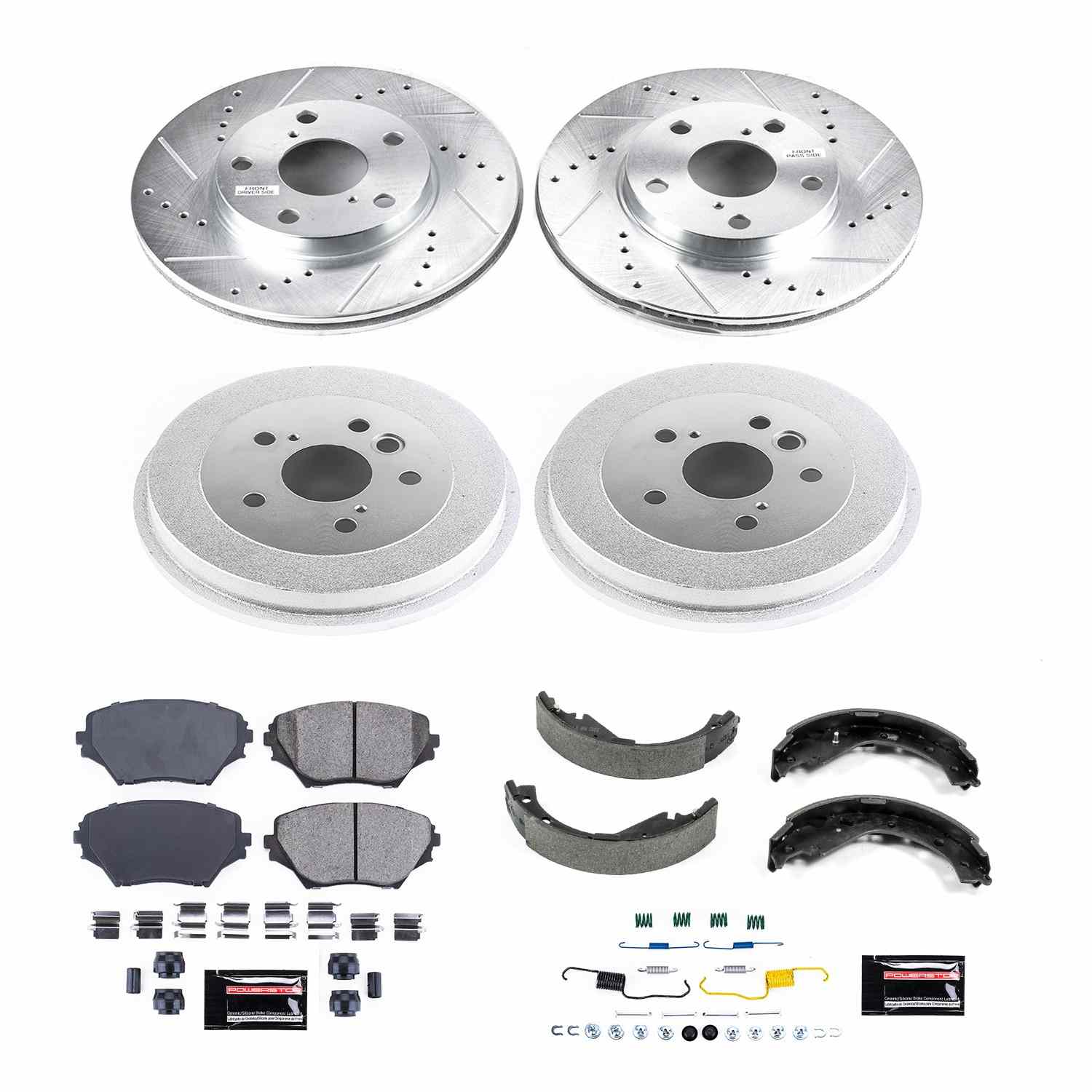 Power Stop 2003 Toyota RAV4 Front & Rear Z23 Evolution Sport Brake Kit