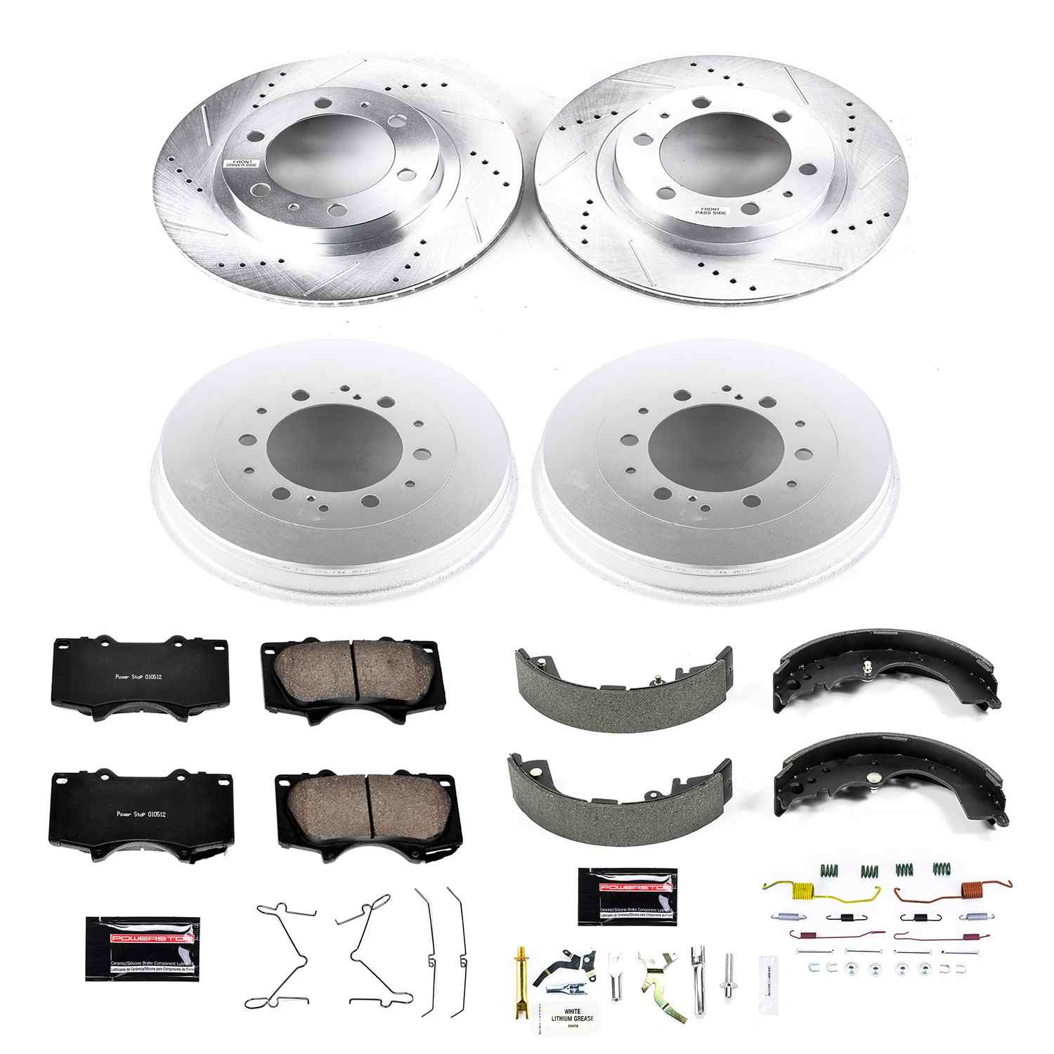 Power Stop 05-19 Toyota Tacoma Front & Rear Z23 Evolution Sport Brake Kit