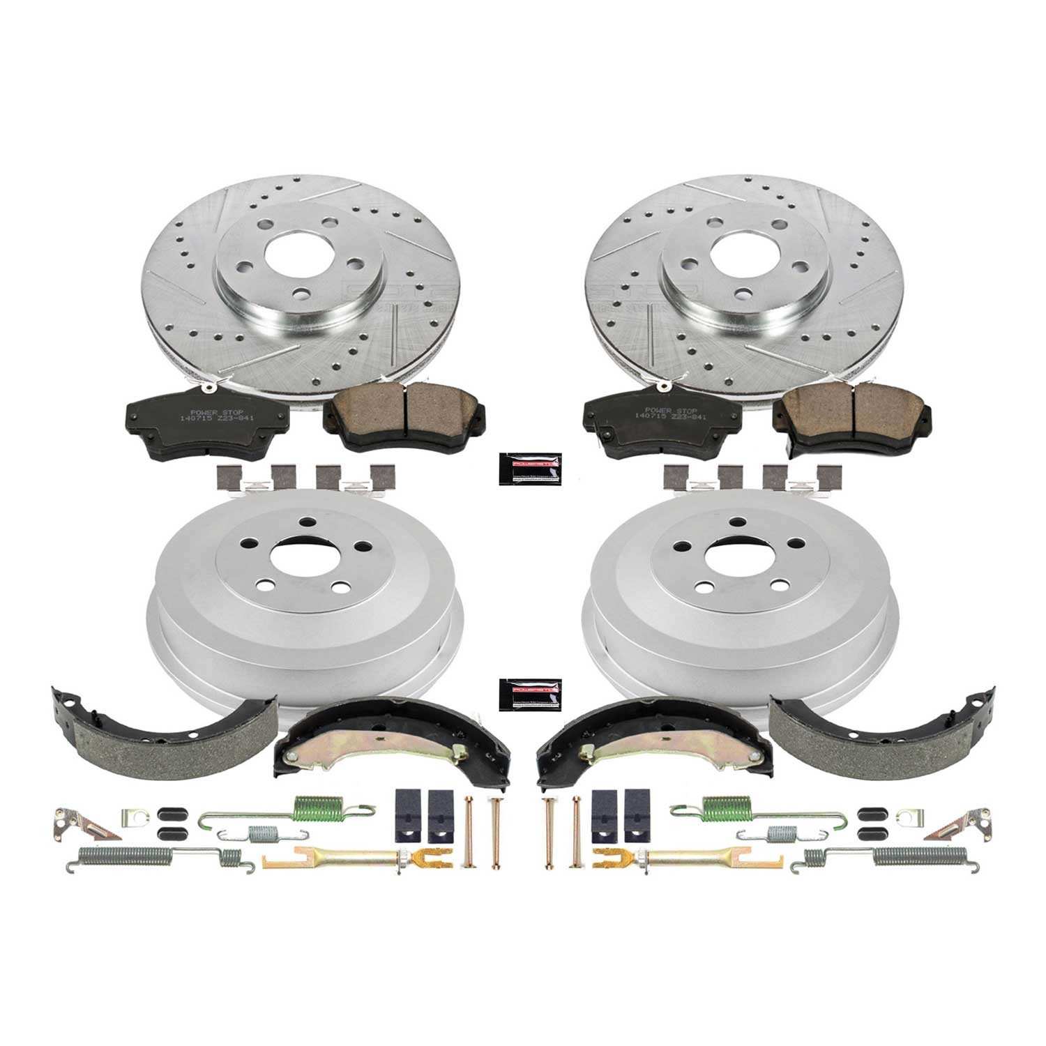 Power Stop 2004 Chrysler PT Cruiser Front & Rear Z23 Evolution Sport Brake Kit