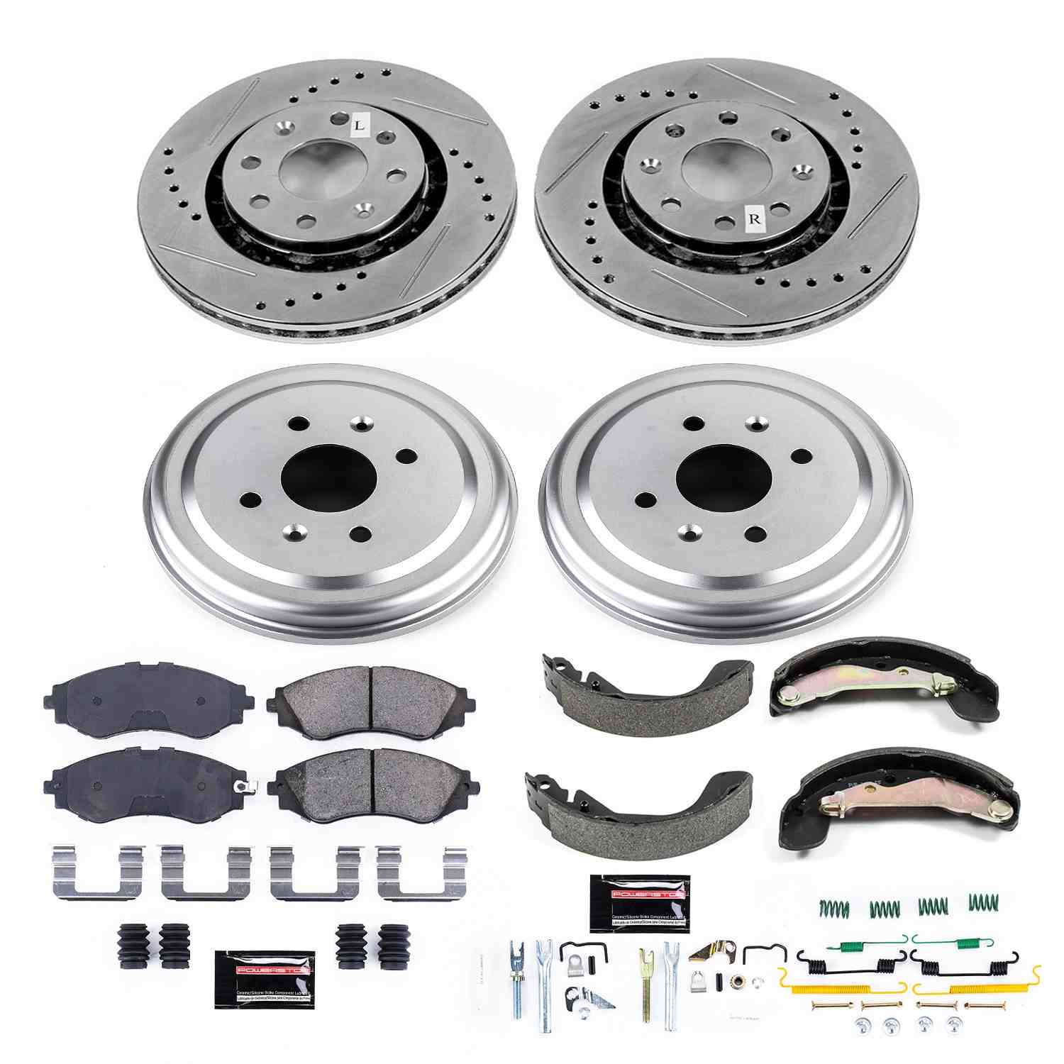 Power Stop 07-11 Chevrolet Aveo Front & Rear Z23 Evolution Sport Brake Kit