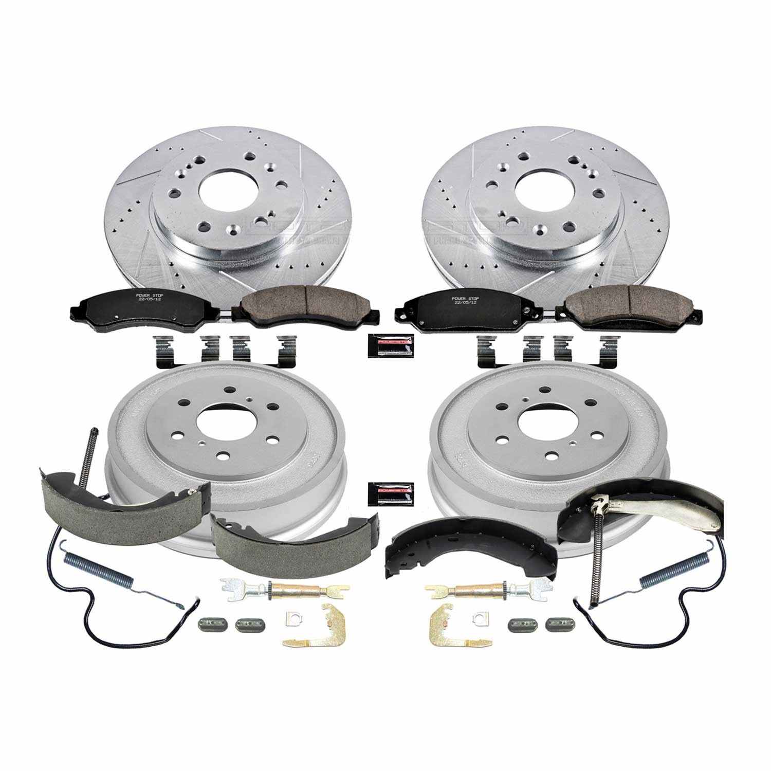 Power Stop 05-06 Chevrolet Silverado 1500 Front & Rear Z23 Evolution Sport Brake Kit