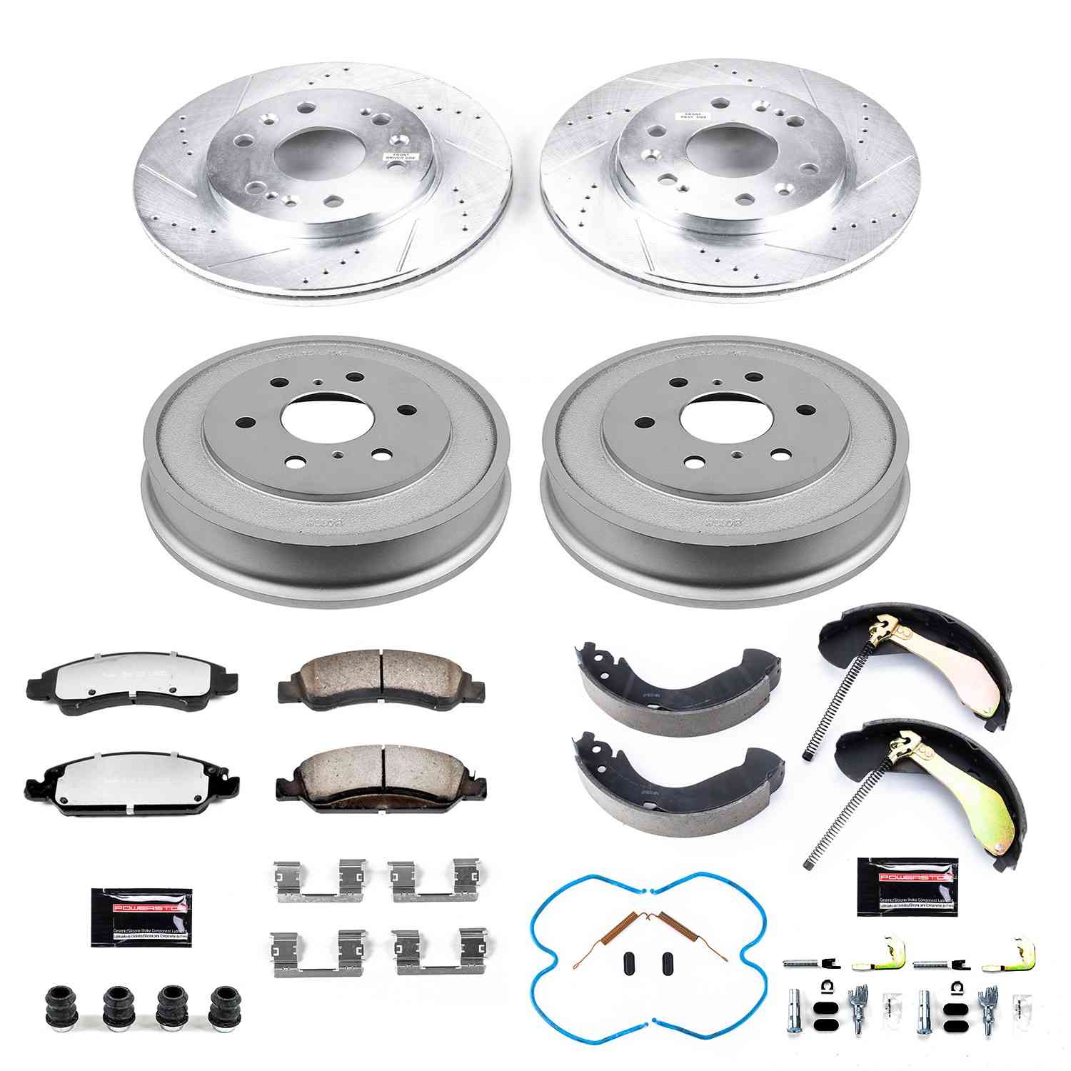 Power Stop 07-08 Chevrolet Silverado 1500 Front & Rear Z36 Truck & Tow Brake Kit
