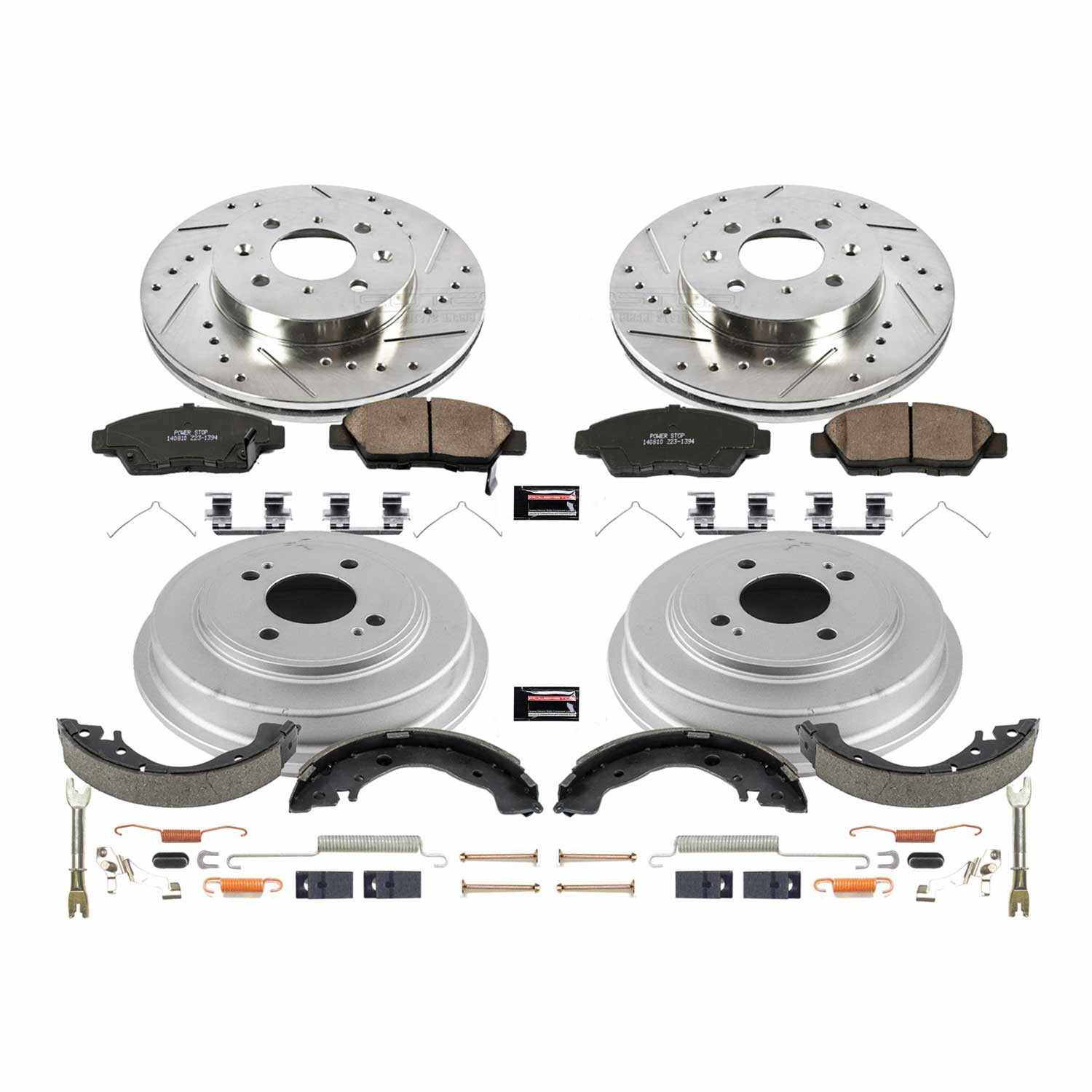 Power Stop 09-12 Honda Fit Front & Rear Z23 Evolution Sport Brake Kit