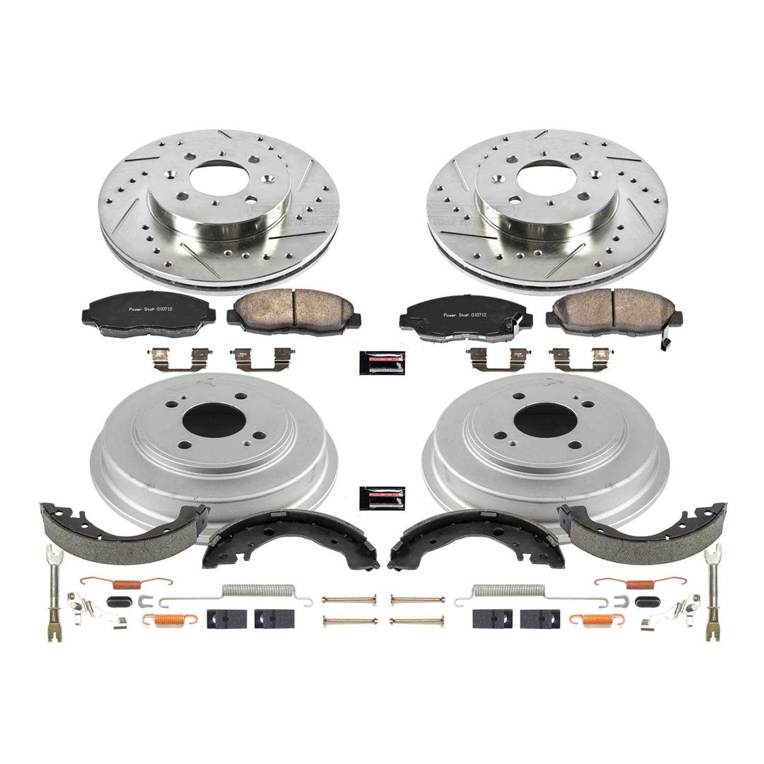 Power Stop 10-14 Honda Insight Front & Rear Z23 Evolution Sport Brake Kit