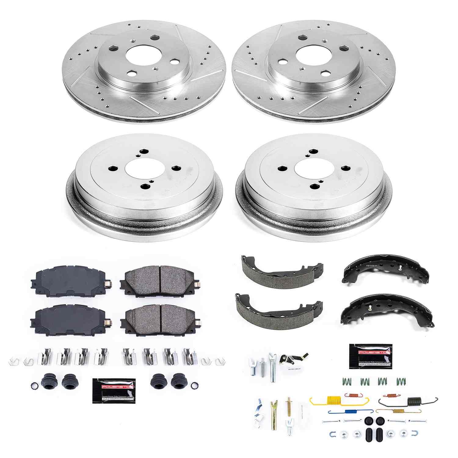 Power Stop 07-15 Toyota Yaris Front & Rear Z23 Evolution Sport Brake Kit