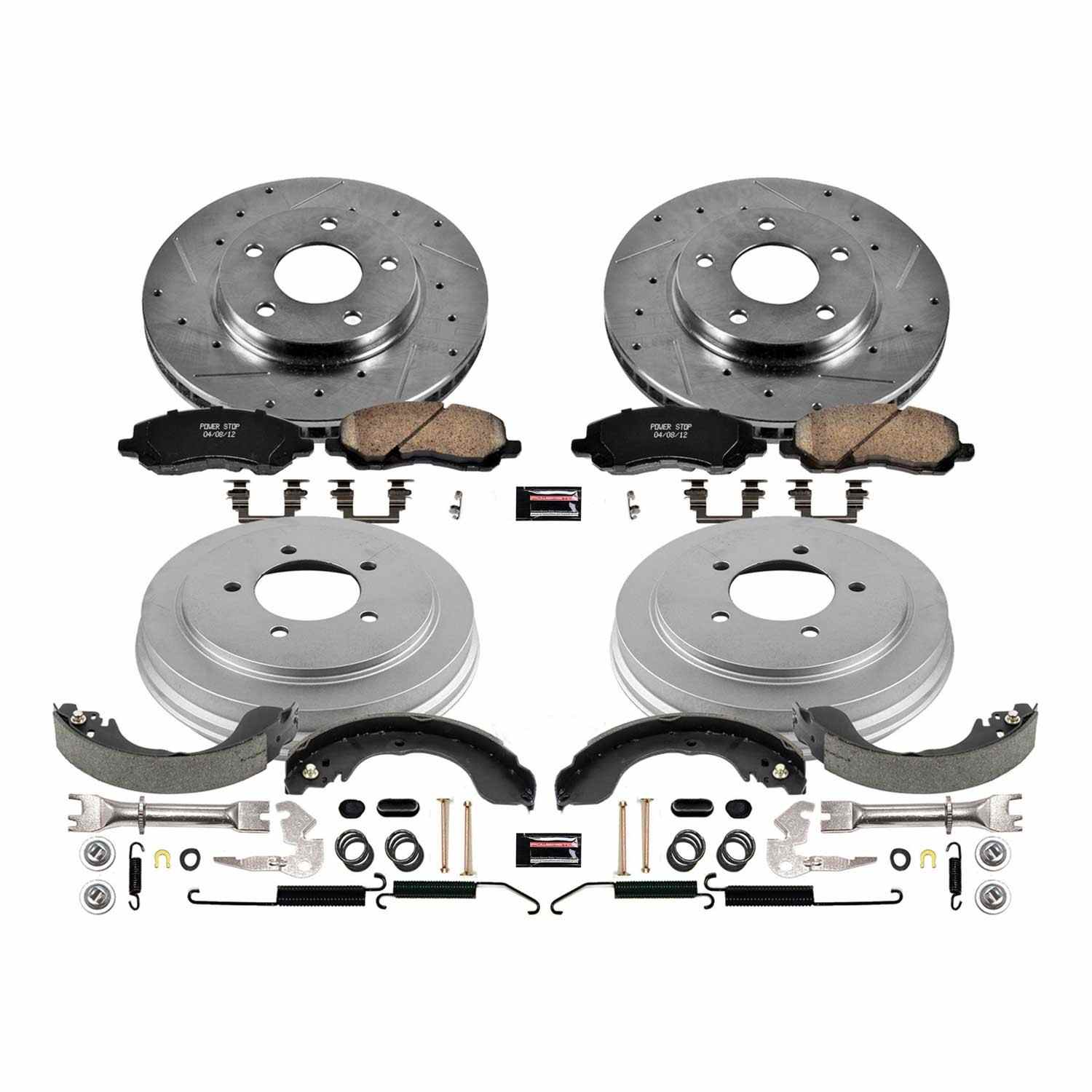 Power Stop 07-12 Dodge Caliber Front & Rear Z23 Evolution Sport Brake Kit