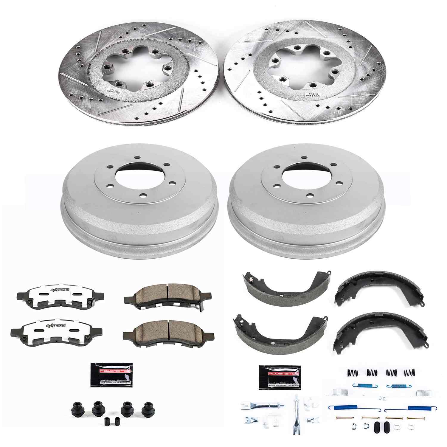 Power Stop 09-12 Chevrolet Colorado Front & Rear Z26 Street Warrior Brake Kit