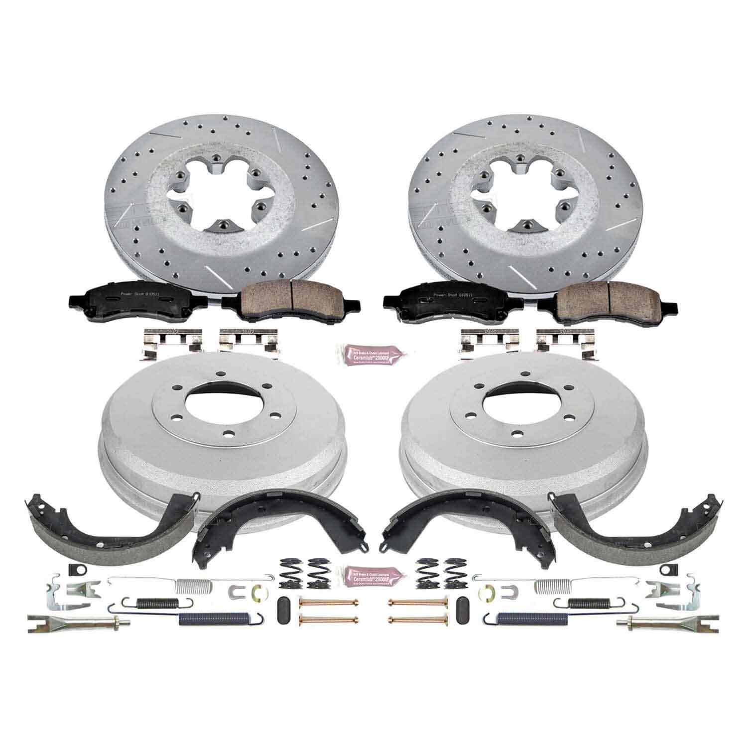 Power Stop 09-12 Chevrolet Colorado Front & Rear Z23 Evolution Sport Brake Kit