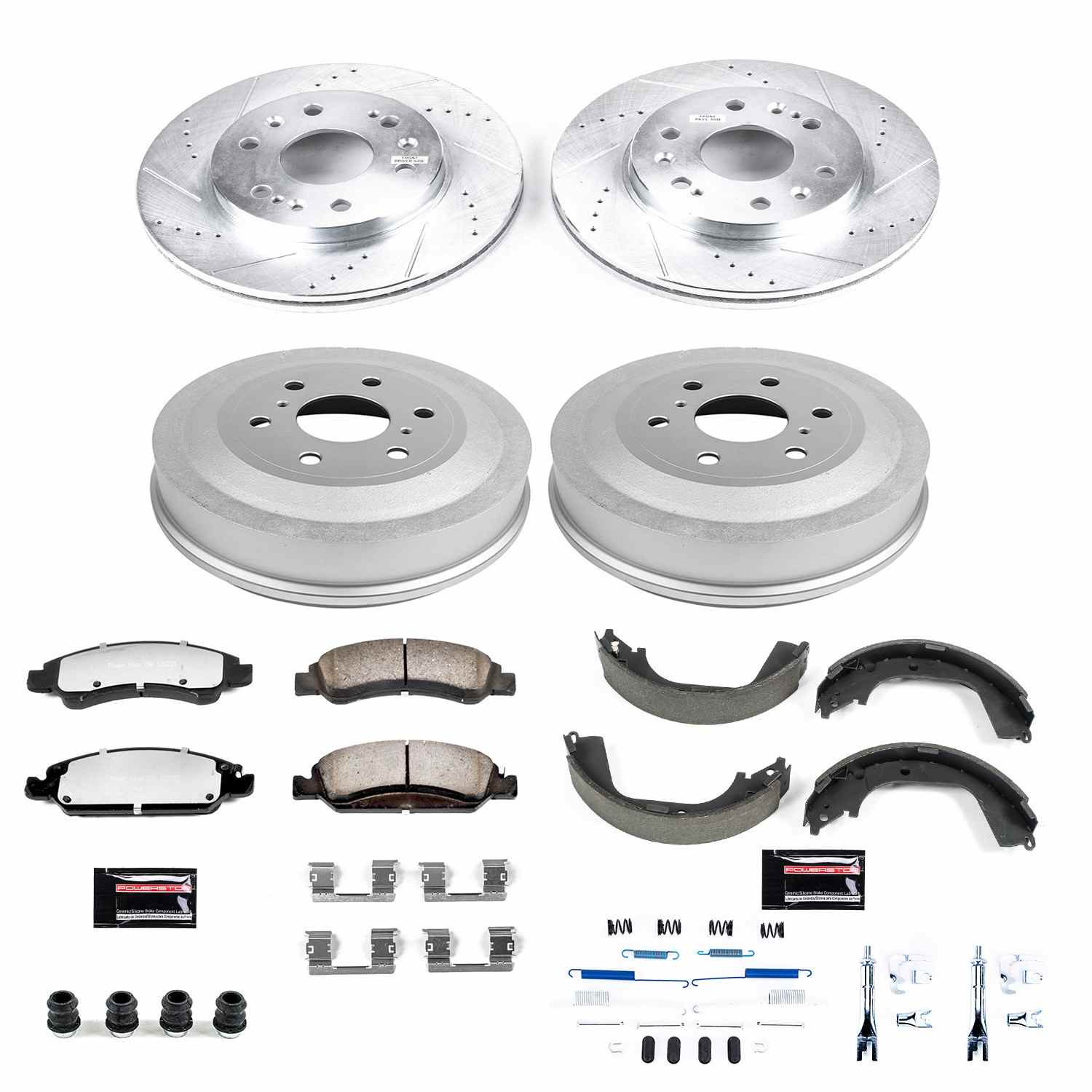 Power Stop 09-13 Chevrolet Silverado 1500 Front & Rear Z36 Truck & Tow Brake Kit