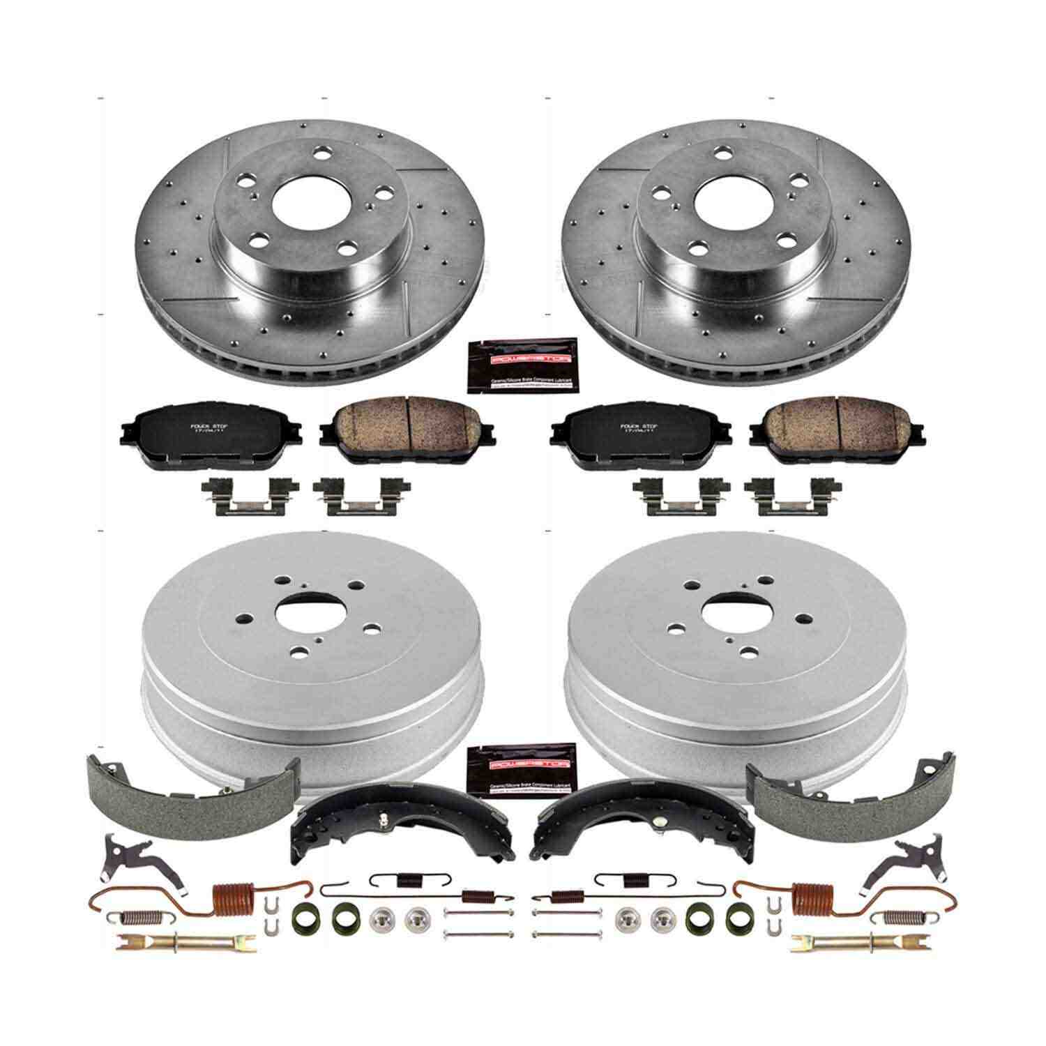 Power Stop 05-15 Toyota Tacoma Front & Rear Z23 Evolution Sport Brake Kit