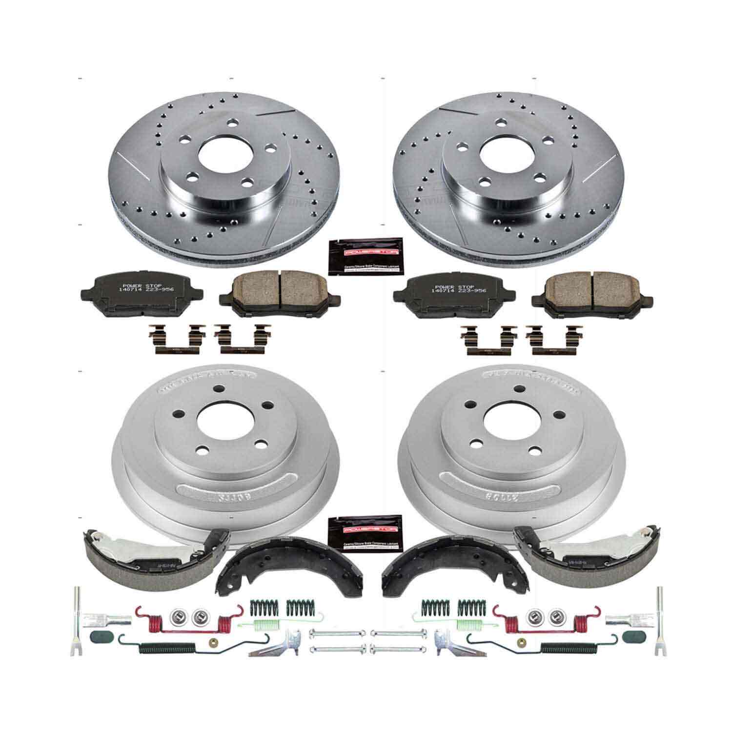 Power Stop 09-10 Pontiac G5 Front & Rear Z23 Evolution Sport Brake Kit