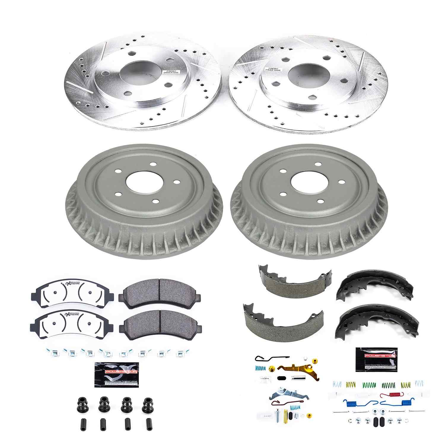 Power Stop 98-03 Chevrolet S10 Front & Rear Z36 Truck & Tow Brake Kit