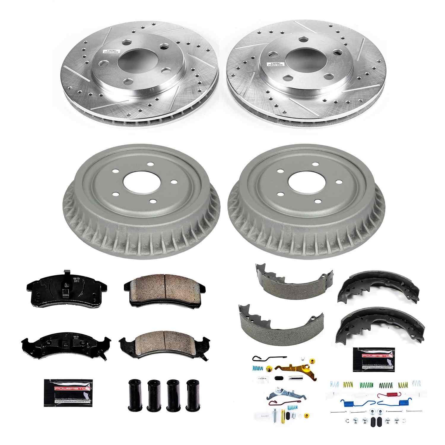 Power Stop 1993 Chevrolet Camaro Front & Rear Z23 Evolution Sport Brake Kit