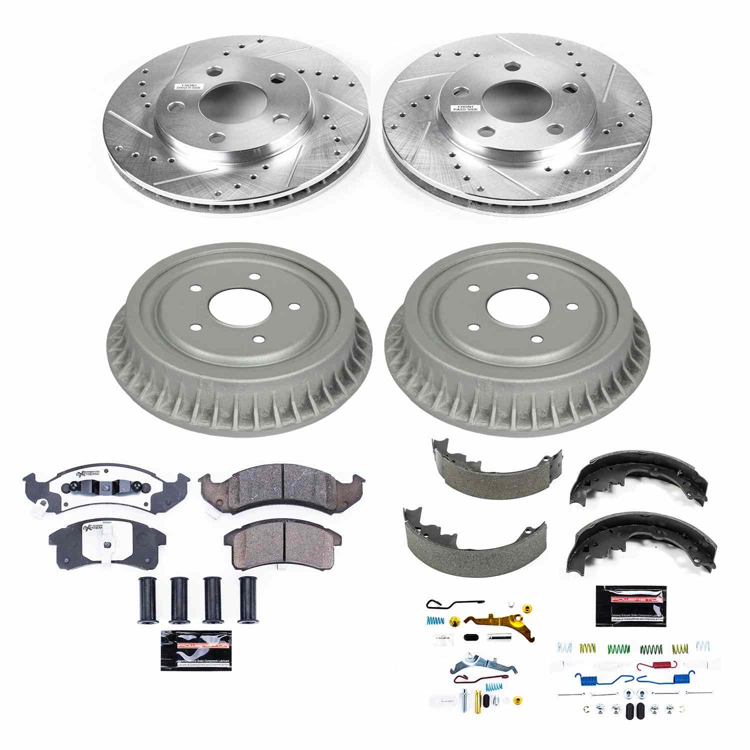 Power Stop 94-97 Chevrolet Camaro Front & Rear Z26 Street Warrior Brake Kit