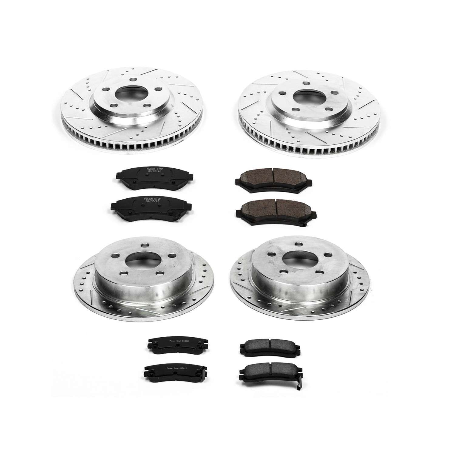 Power Stop 00-05 Chevrolet Impala Front & Rear Z23 Evolution Sport Brake Kit