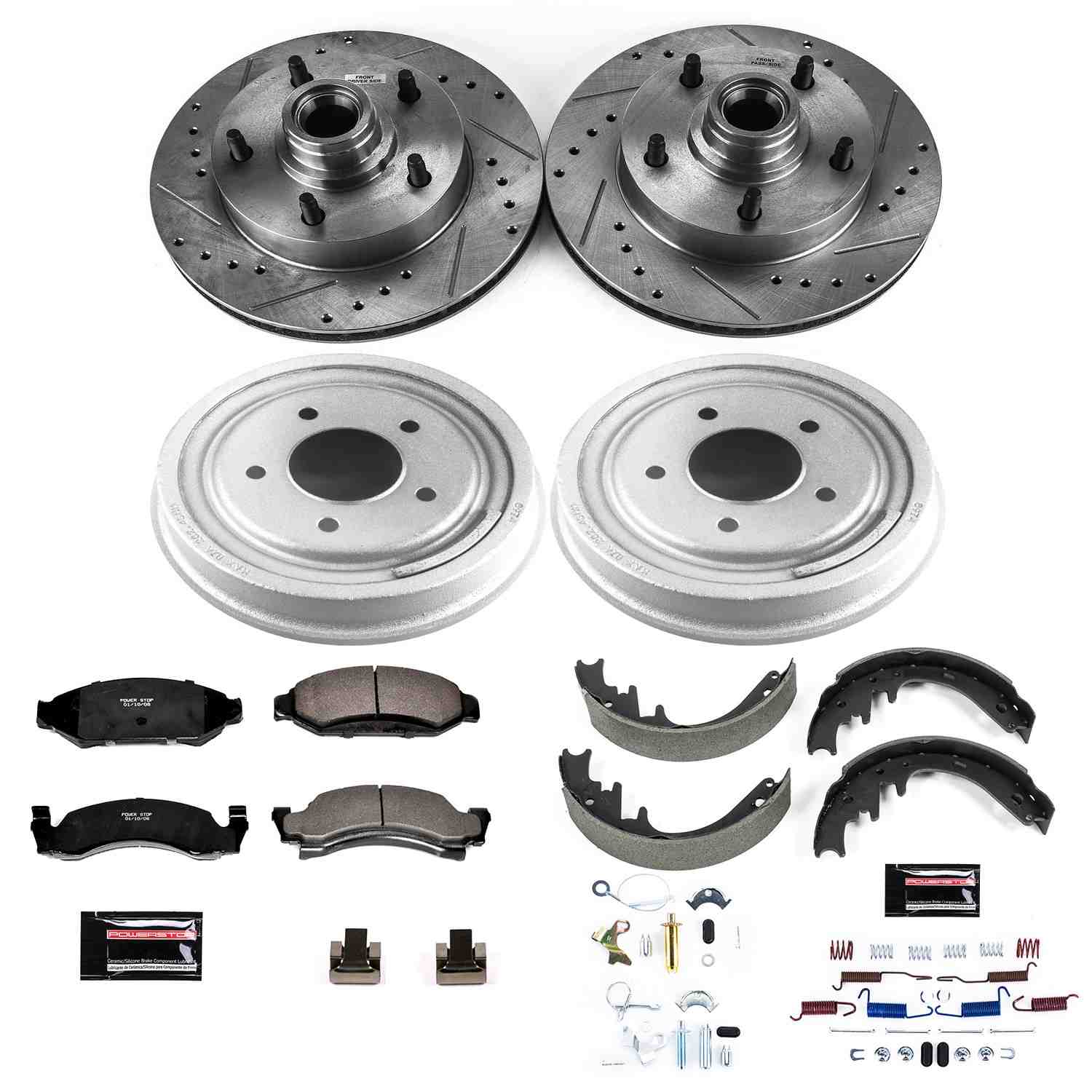 Power Stop 87-89 Ford F-150 Front & Rear Z23 Evolution Sport Brake Kit