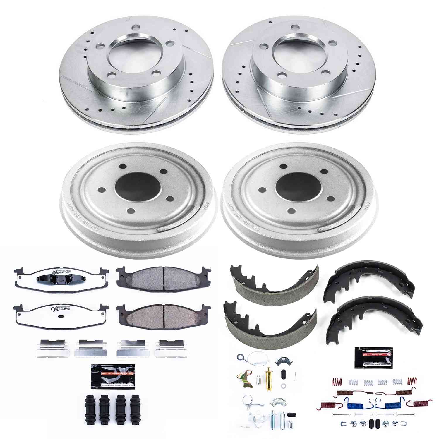 Power Stop 94-96 Ford Bronco Front & Rear Z36 Truck & Tow Brake Kit