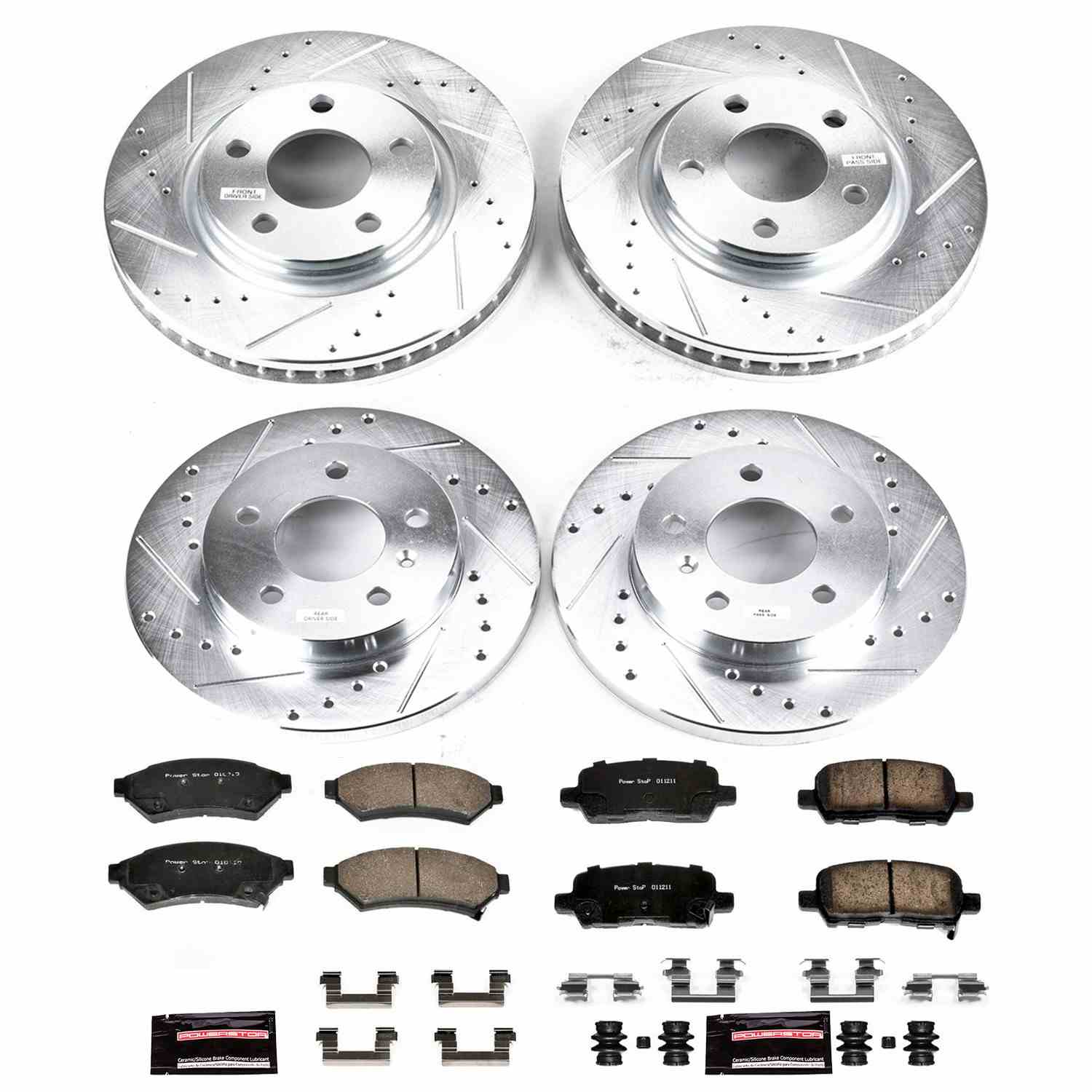 Power Stop 05-09 Buick Allure Front & Rear Z23 Evolution Sport Brake Kit
